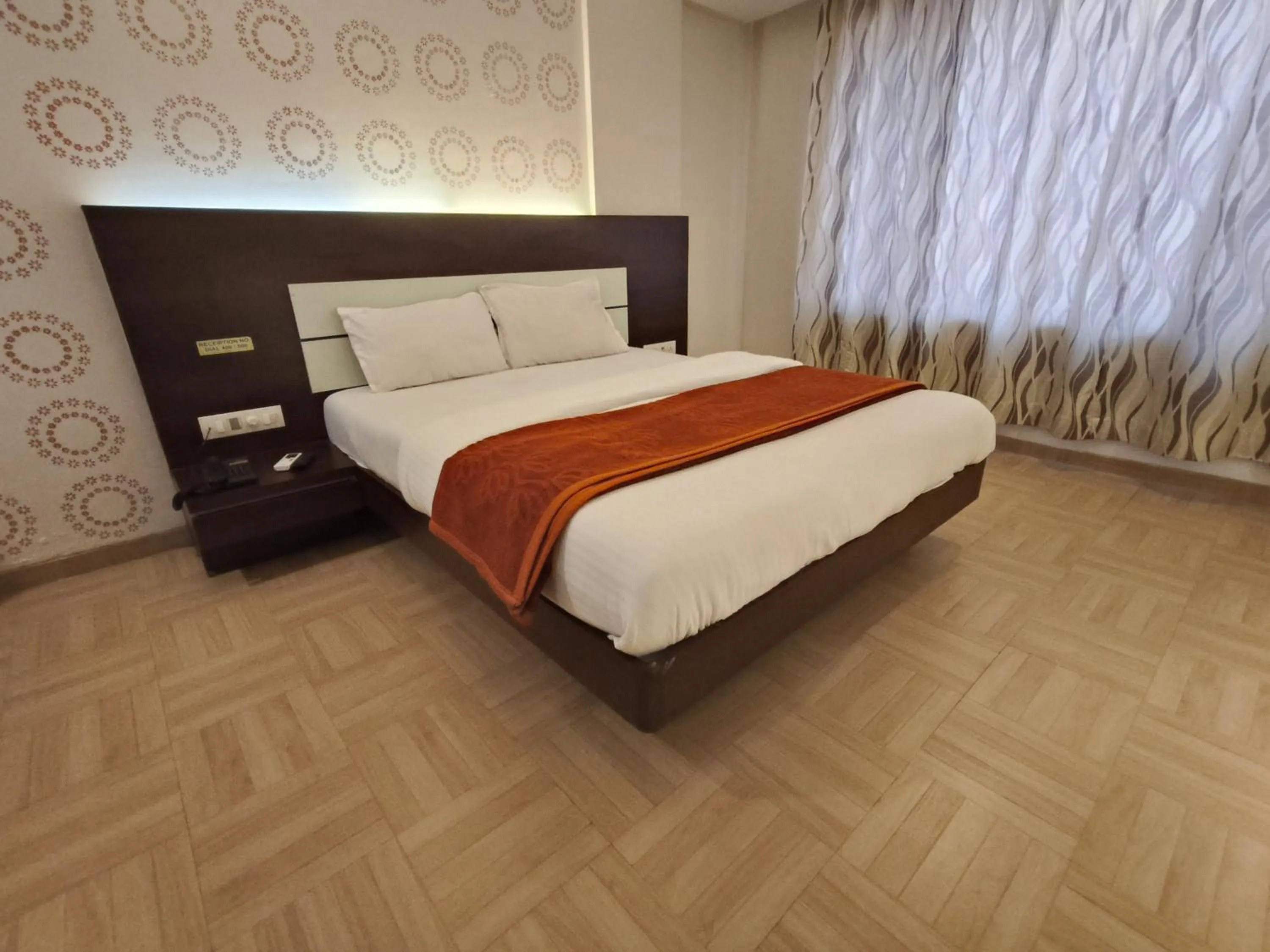 Bed in Hotel Vijay Sagar Dombivali