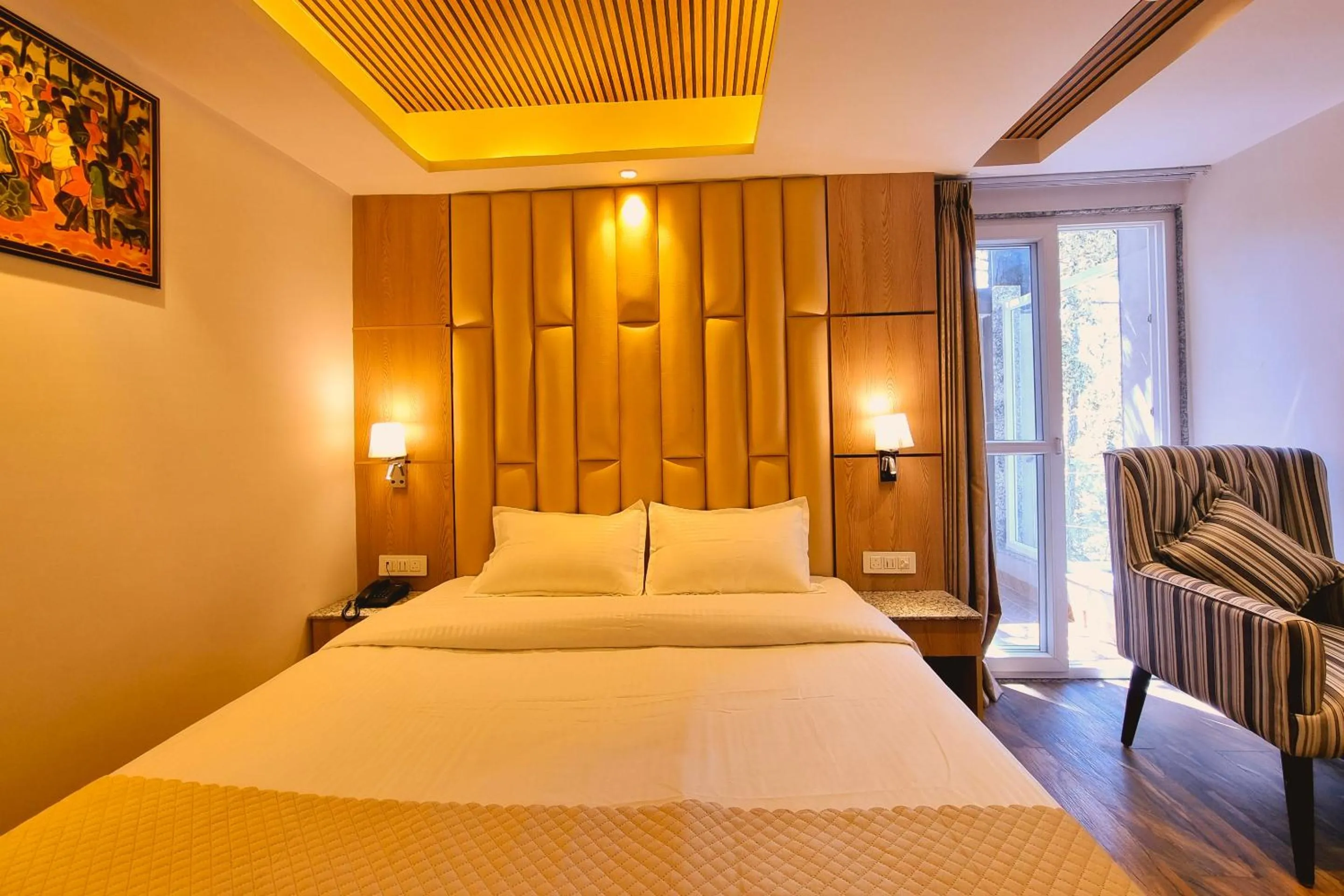 Bed in Hotel Katson Blue, Dalhousie