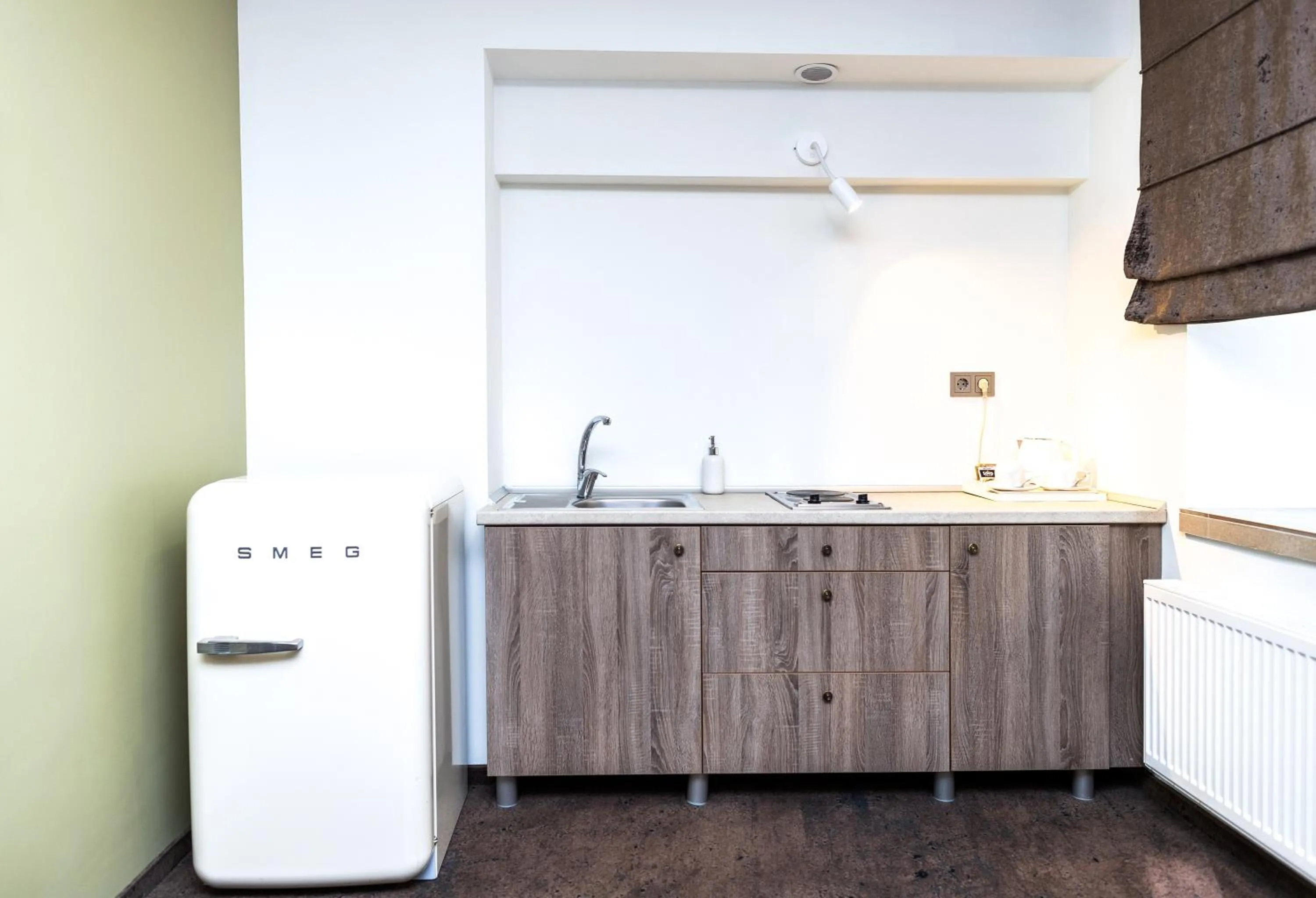 Kitchen or kitchenette in HOF HOTEL