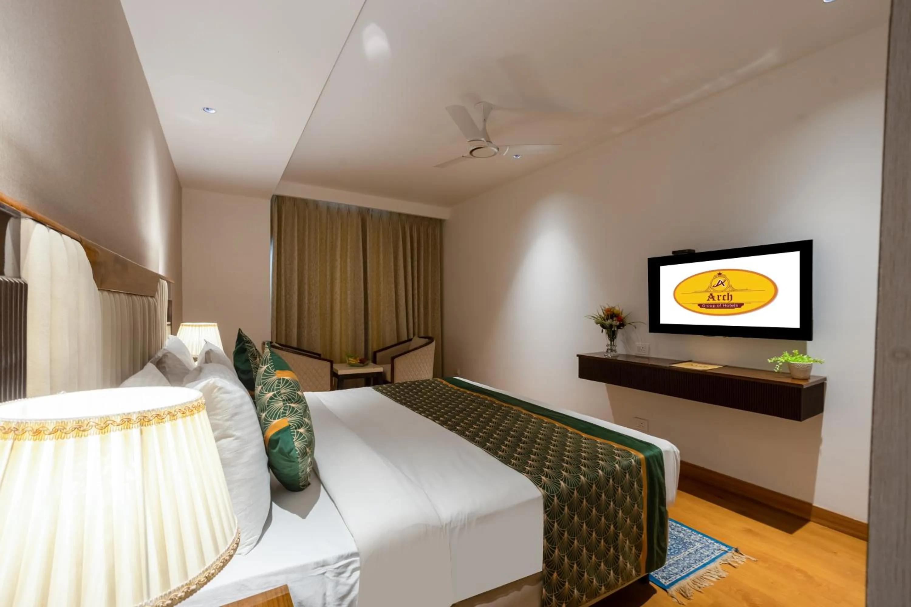 Photo of the whole room, Bed in Arch The Lohias