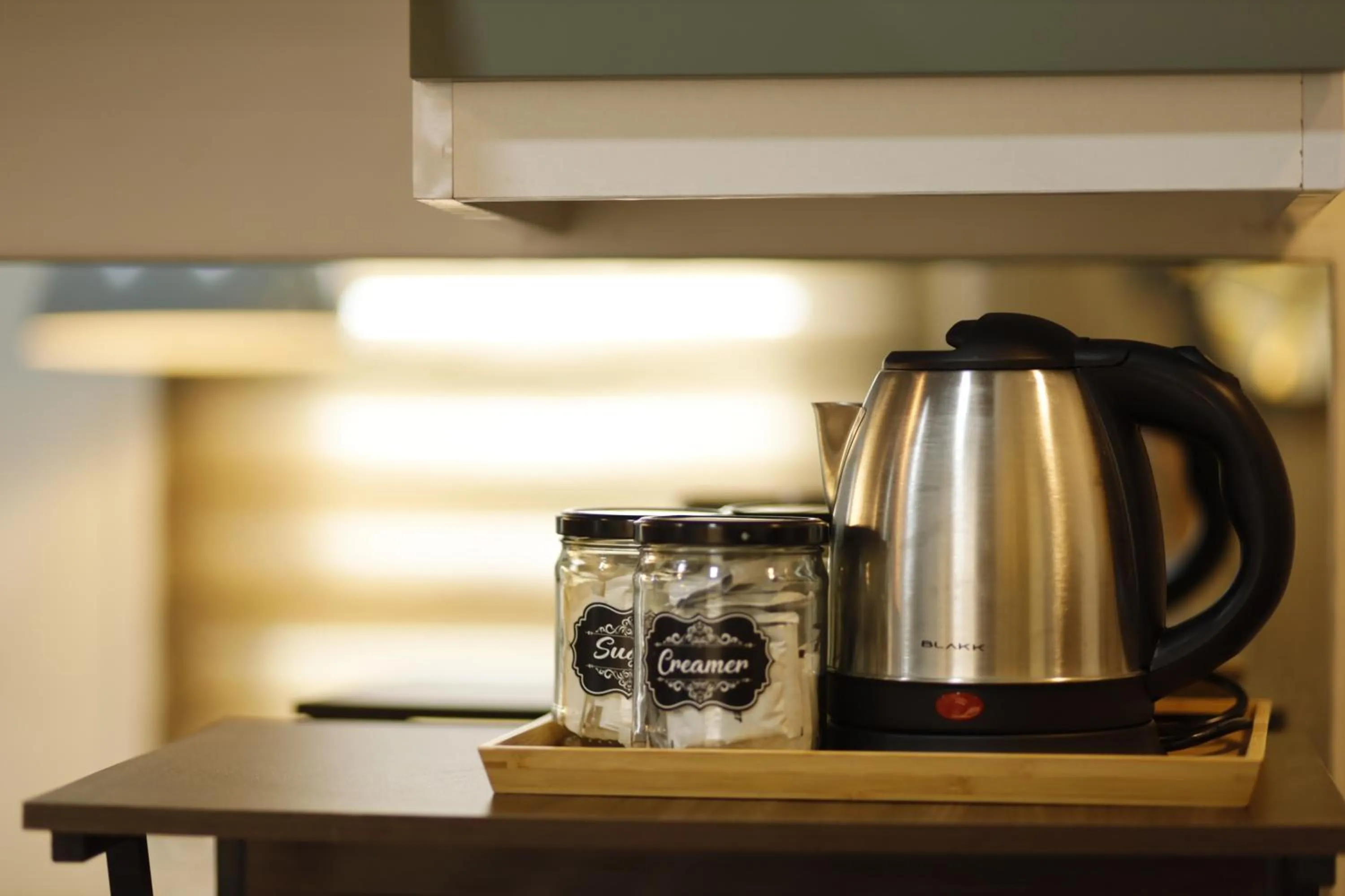 Coffee/tea facilities in La Joya Suite