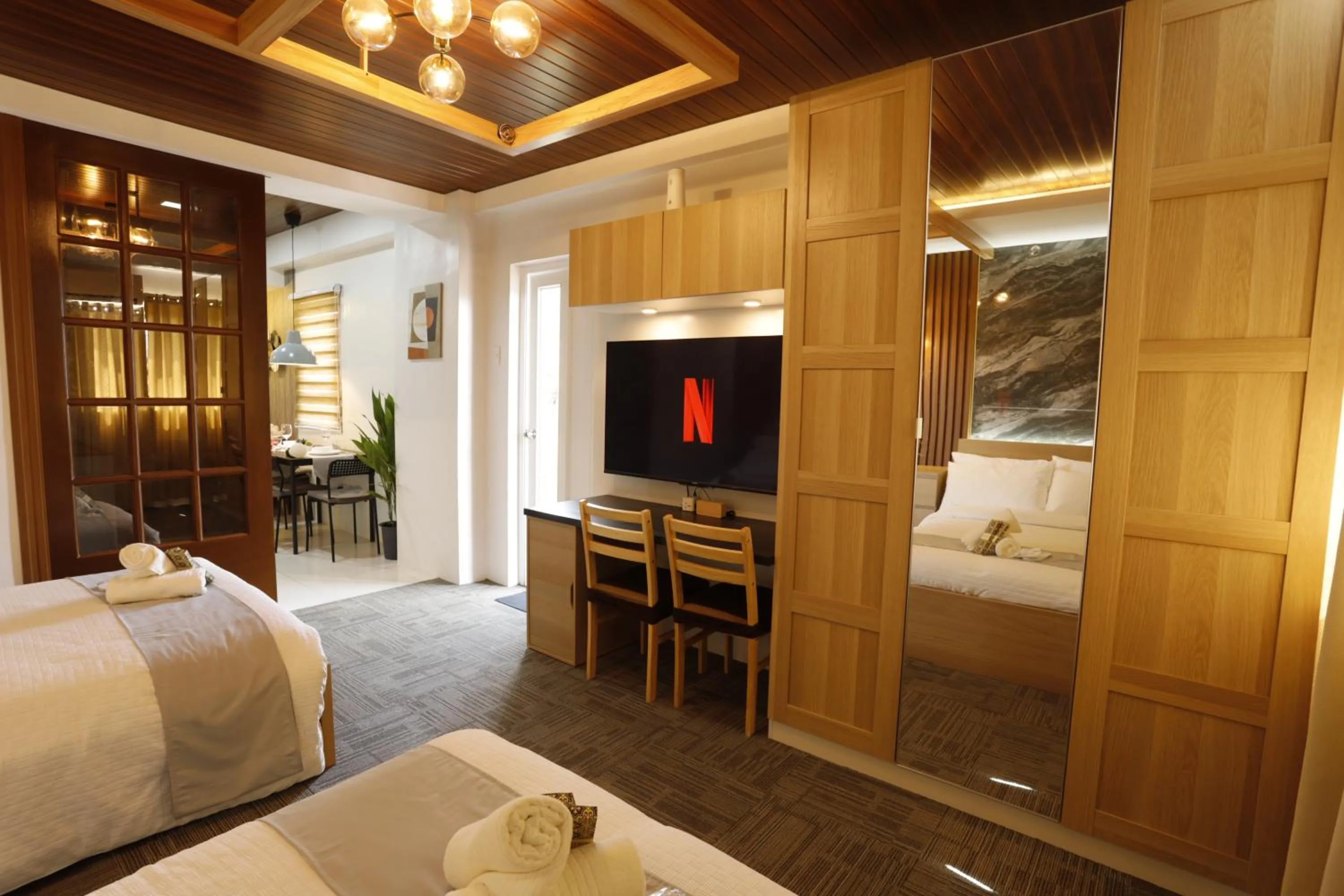Bed in La Joya Suite