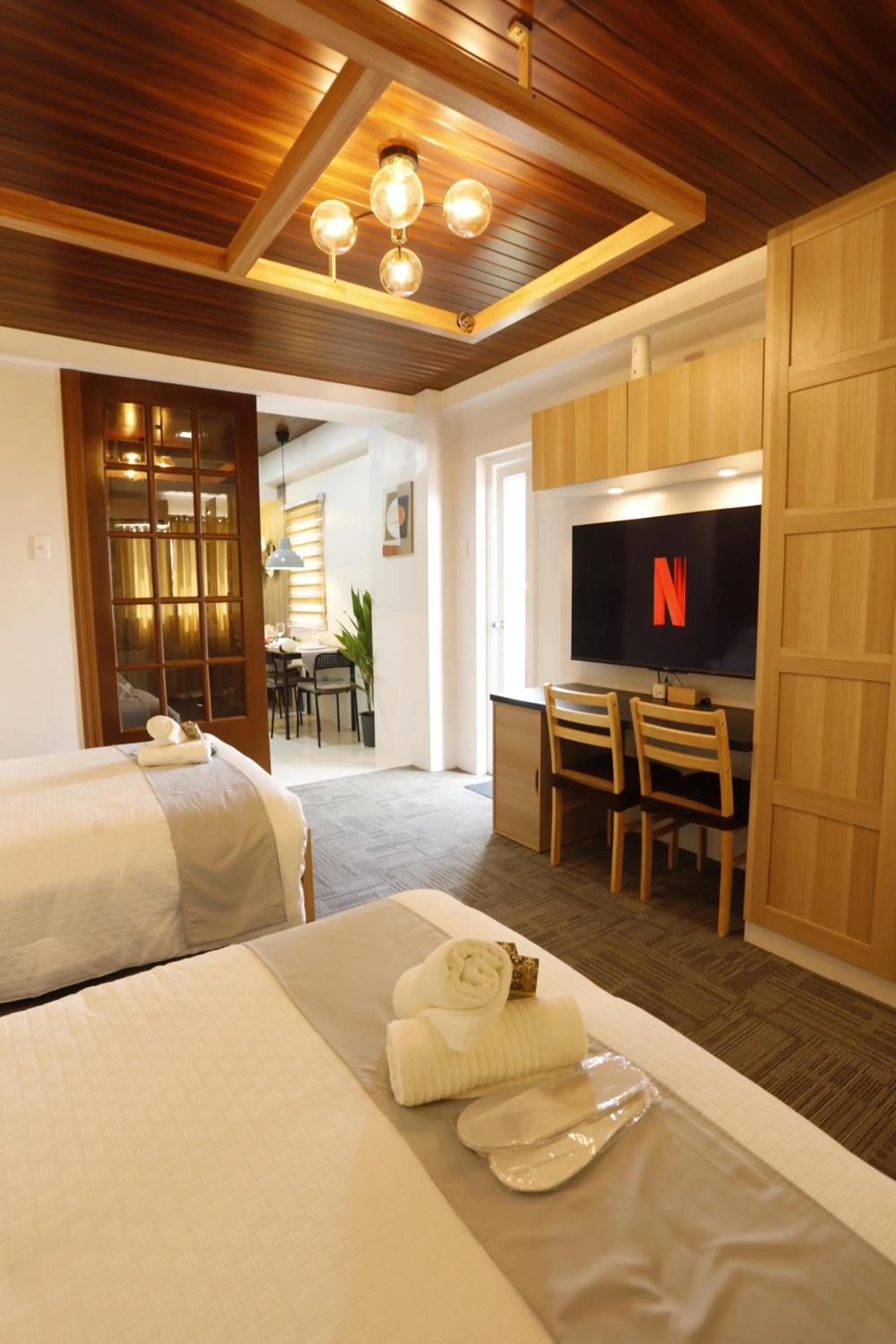 TV and multimedia, Bed in La Joya Suite