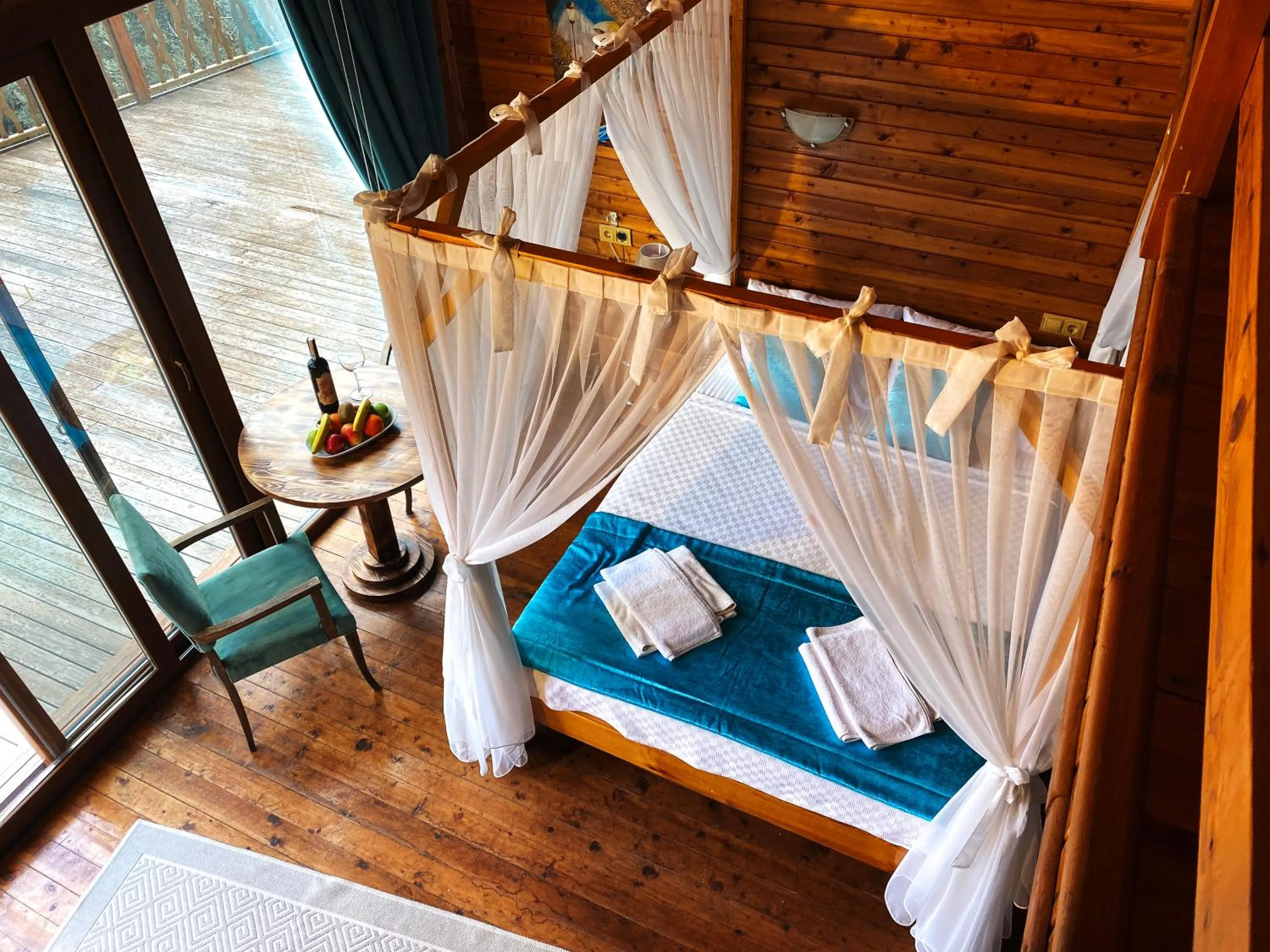 Bed in Kabak Armes Hotel