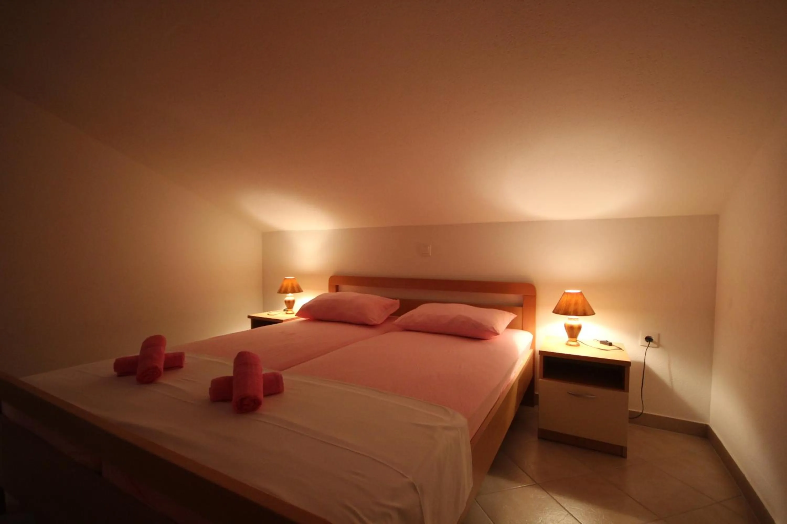 Bed in Apartments Adriatika