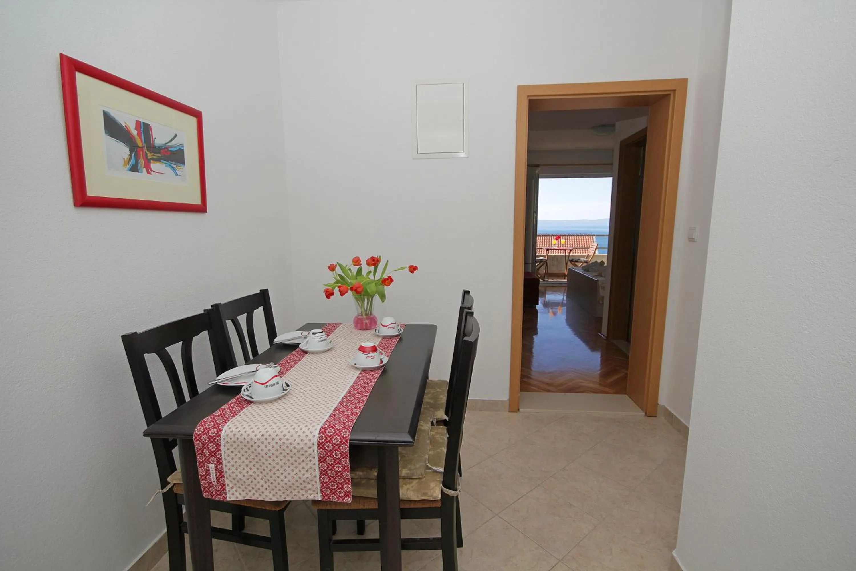 Kitchen or kitchenette in Apartments Adriatika