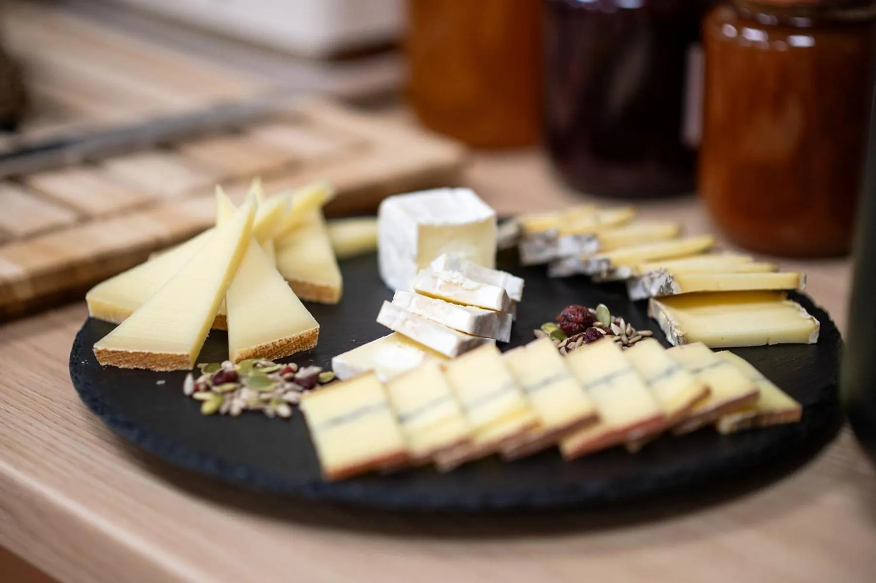 Buffet breakfast in Nemea Appart Hotel La Boetie Bordeaux Pessac