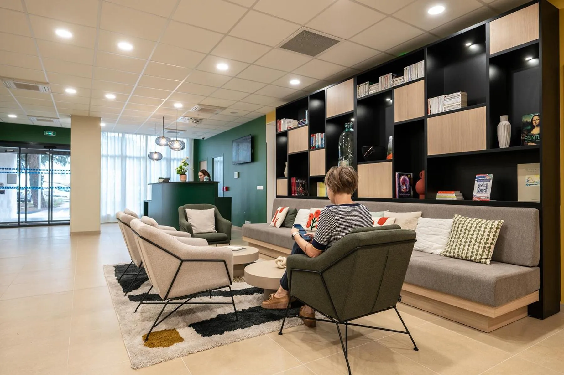 Lobby or reception in Nemea Appart Hotel La Boetie Bordeaux Pessac