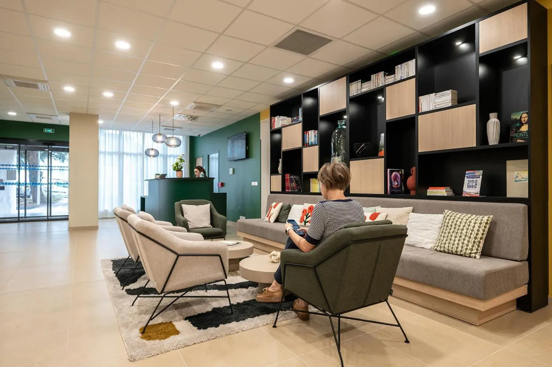 Lobby or reception in Nemea Appart Hotel La Boetie Bordeaux Pessac Lobby or reception in Nemea Appart Hotel La Boetie Bordeaux Pessac