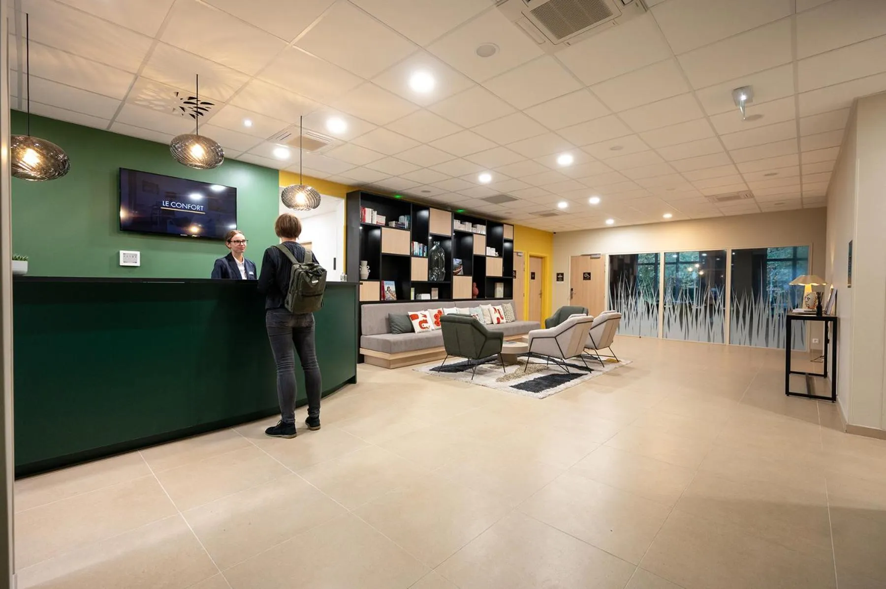 Lobby or reception in Nemea Appart Hotel La Boetie Bordeaux Pessac