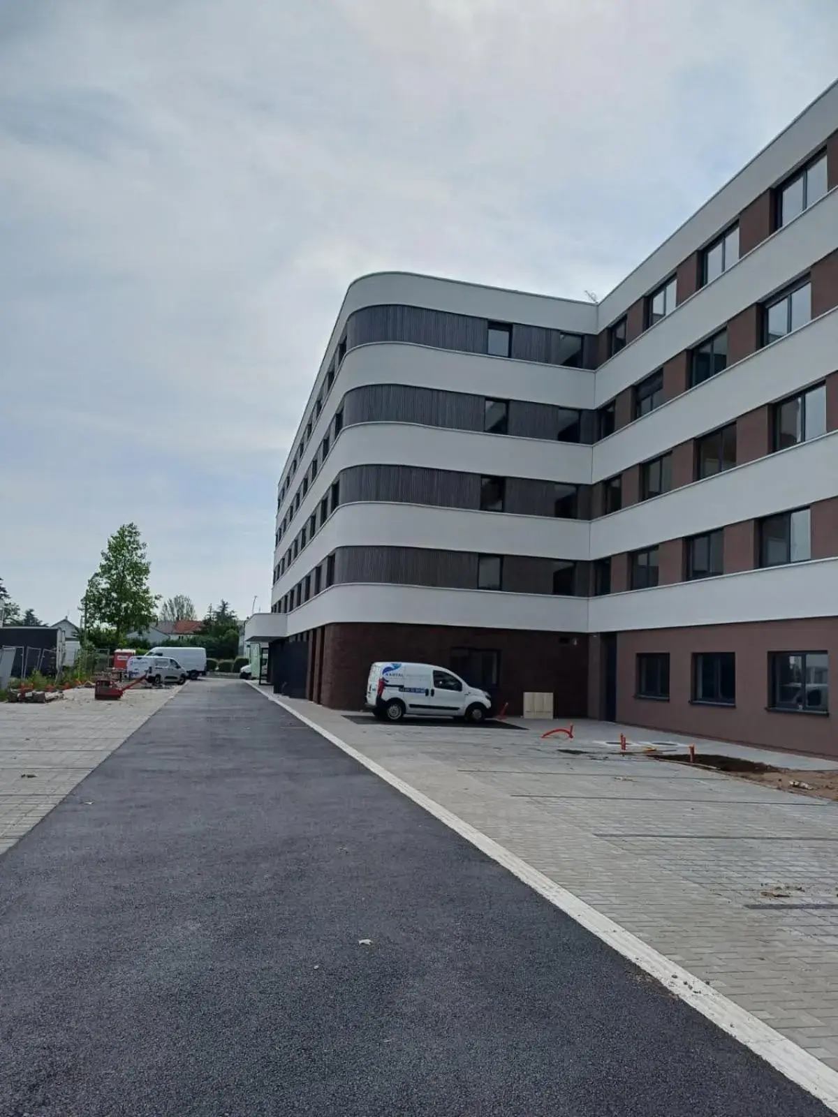 Property building in Nemea Appart Hotel Coeur Europe Strasbourg Illkirch Property building in Nemea Appart Hotel Coeur Europe Strasbourg Illkirch