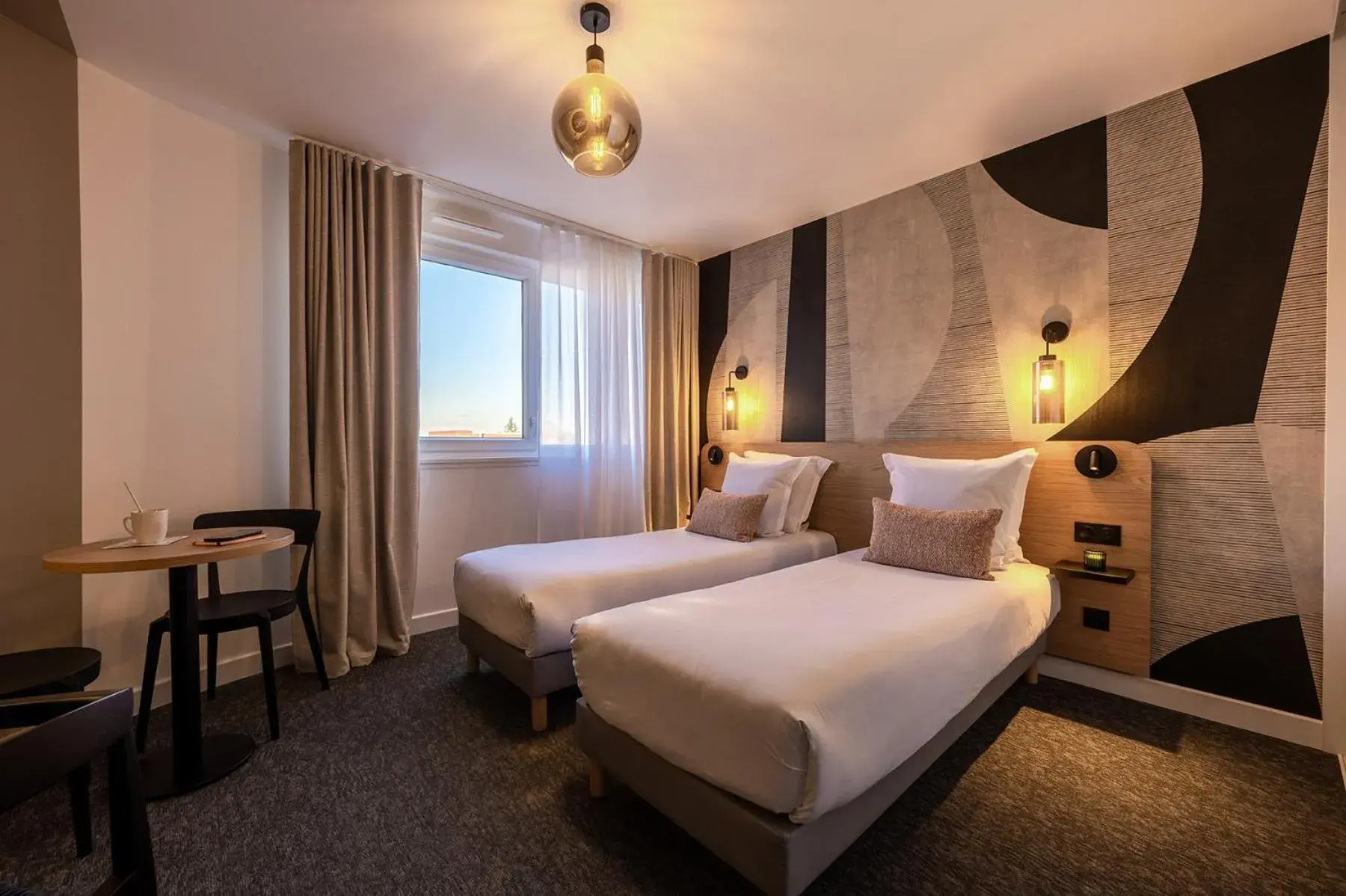 Bed in Nemea Appart Hotel Coeur Europe Strasbourg Illkirch Bed in Nemea Appart Hotel Coeur Europe Strasbourg Illkirch