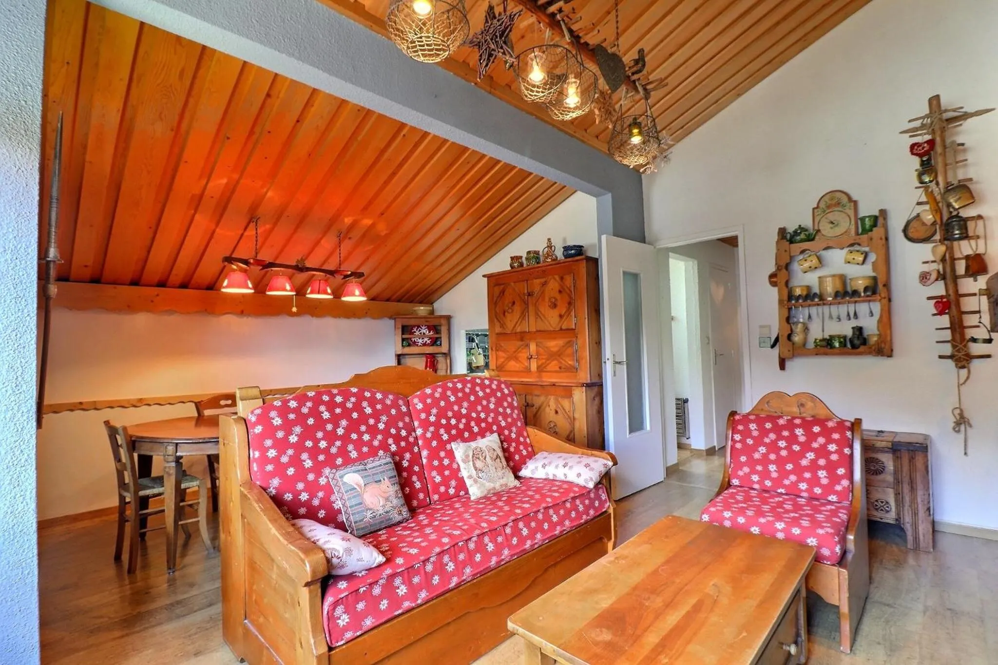Living room in Résidence Mont Vallon