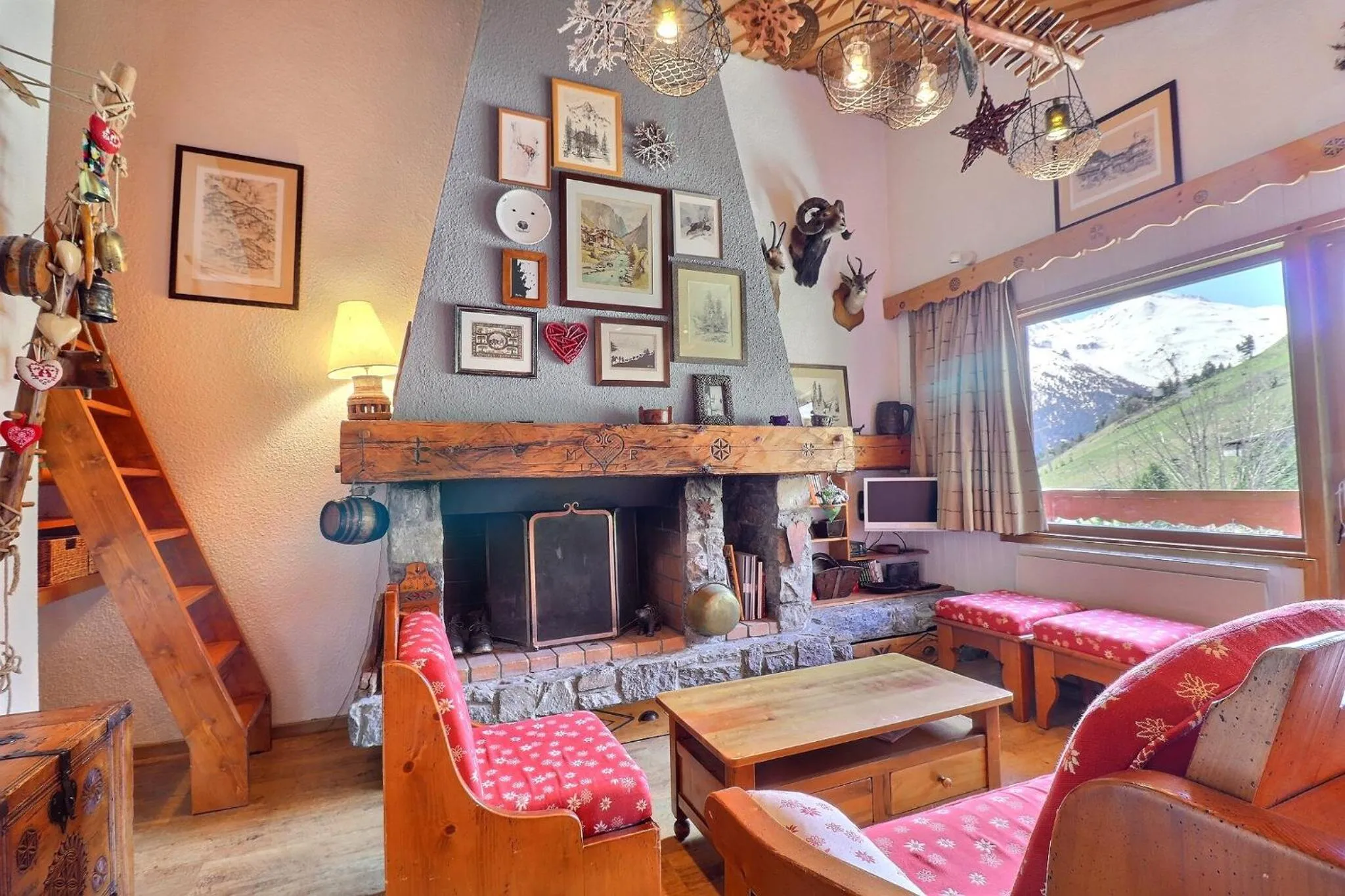 Living room in Résidence Mont Vallon