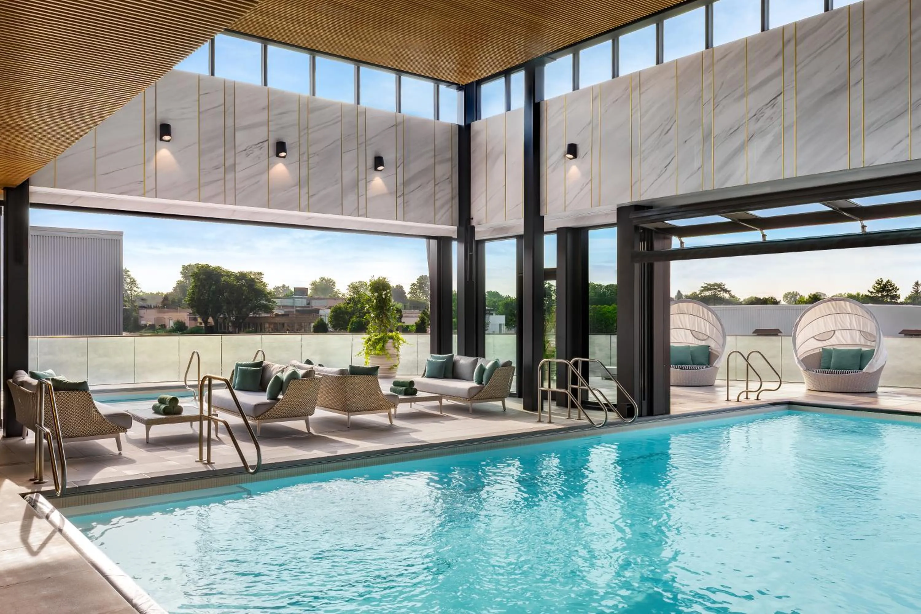 Swimming pool in Hard Rock Hotel London Ontario