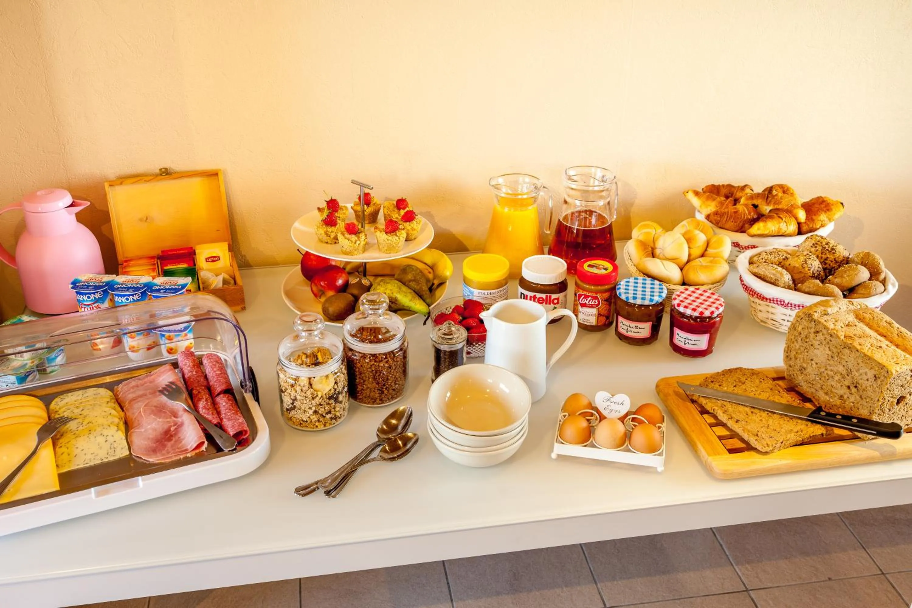 Food close-up in B&B Het Polderhof