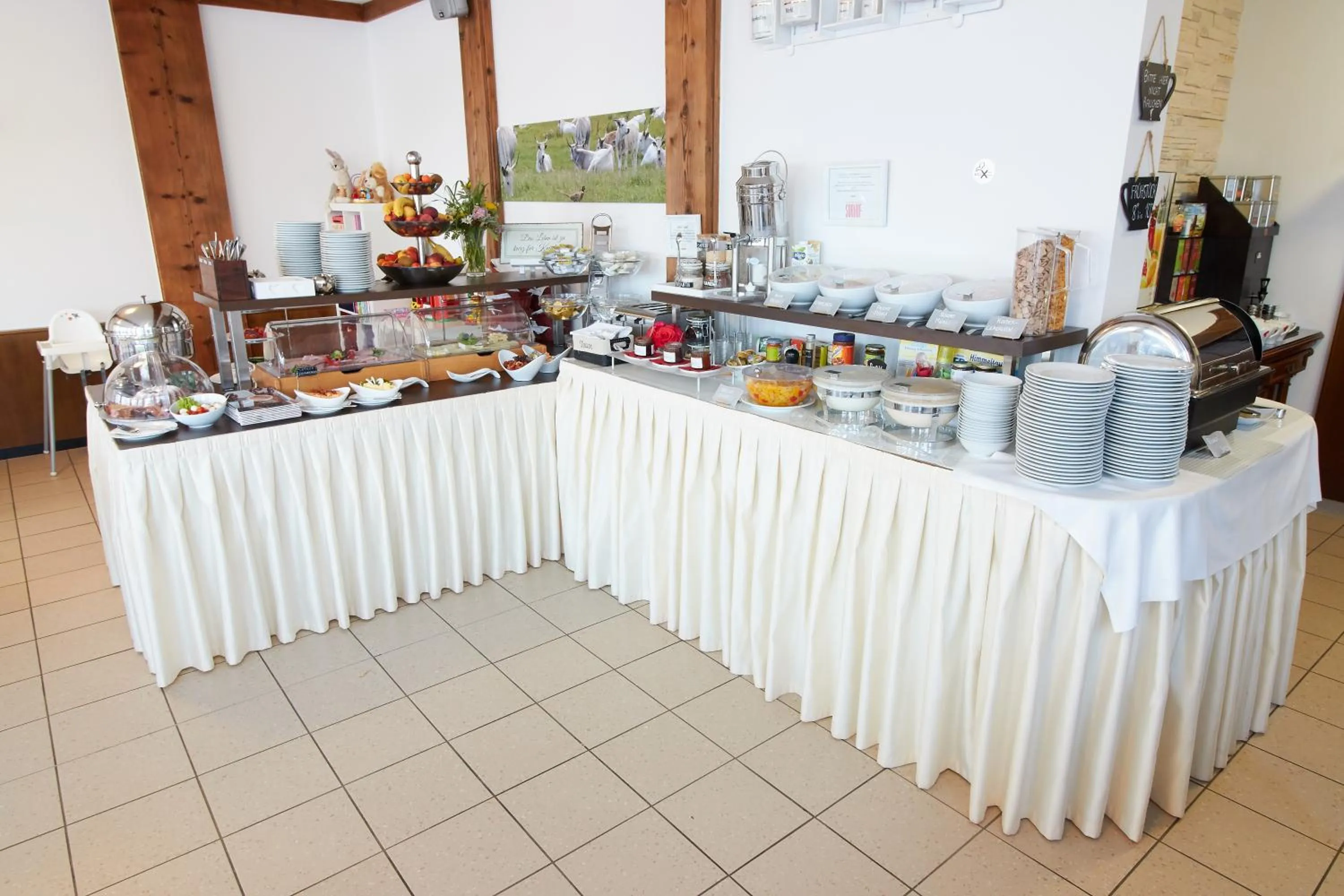 Buffet breakfast in Hotel & Restaurant Seehof