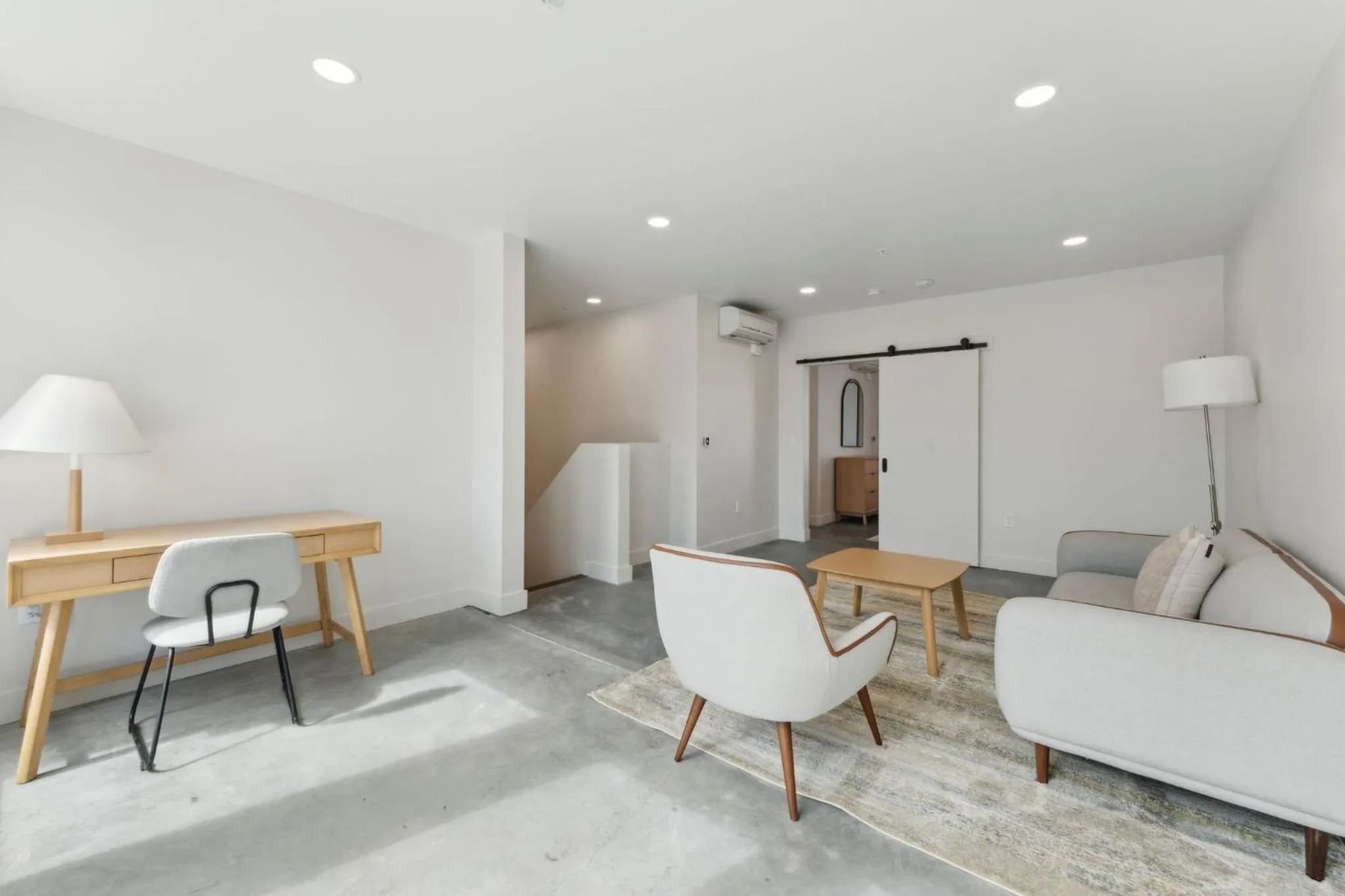 Living room in Placemakr Salt Lake City