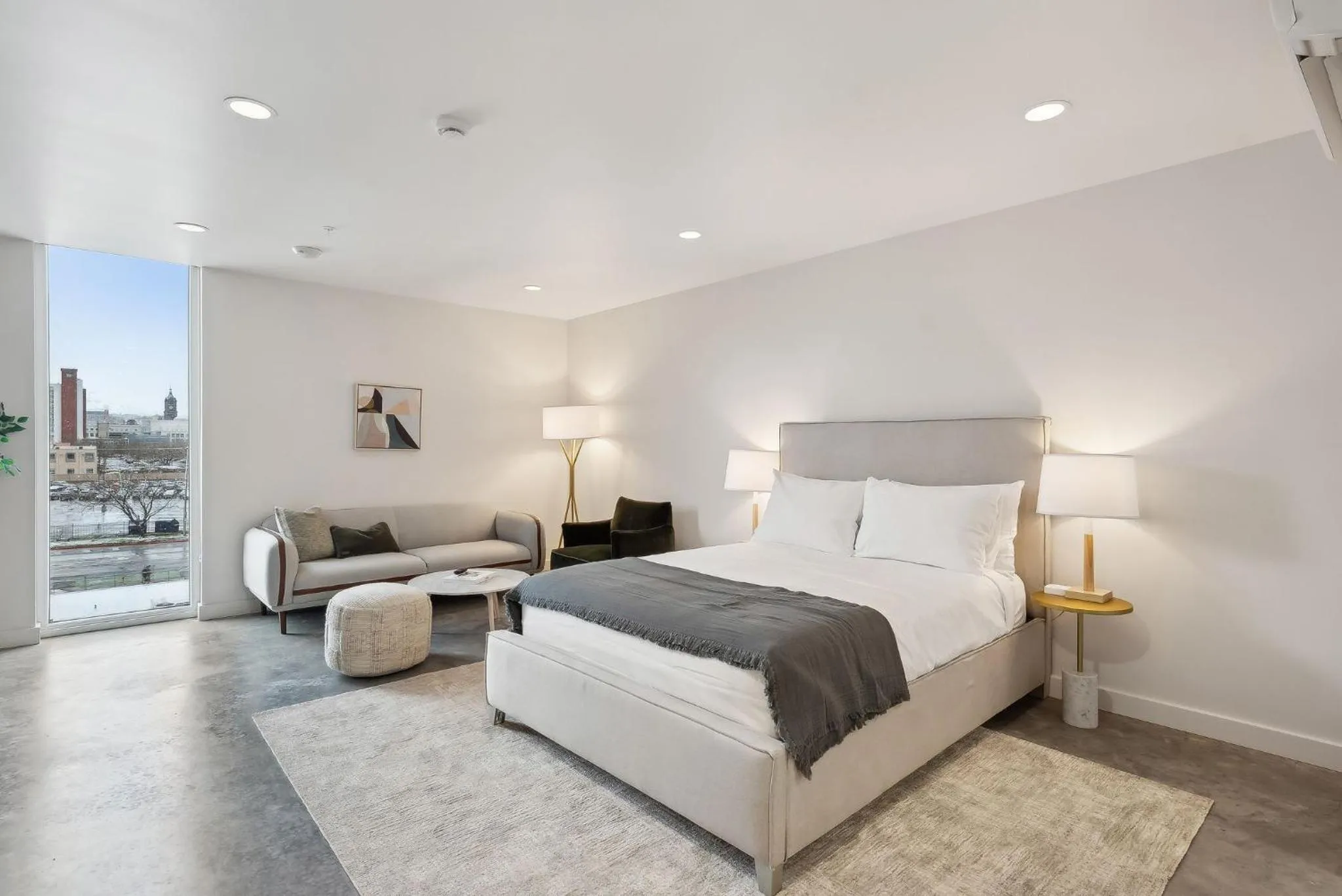 Bed in Placemakr Salt Lake City