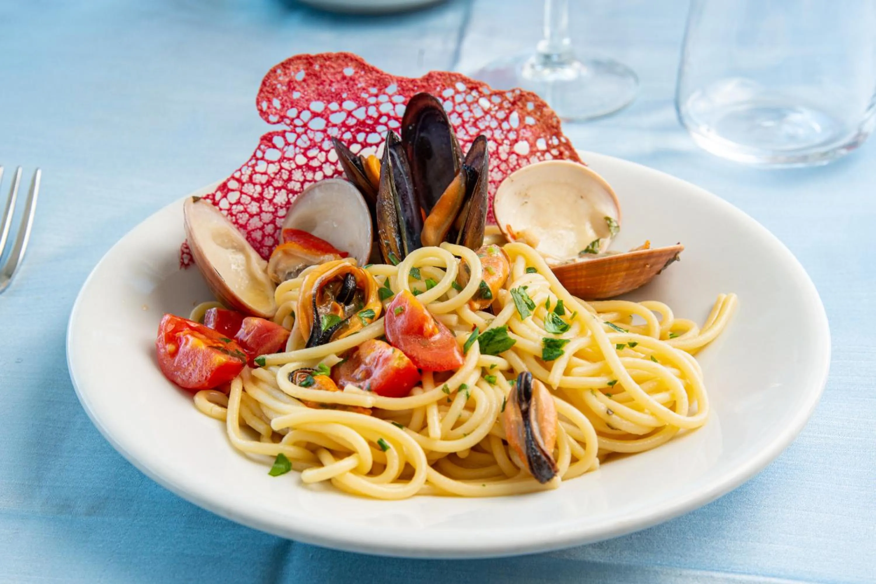 Restaurant/places to eat in Hotel Albatros