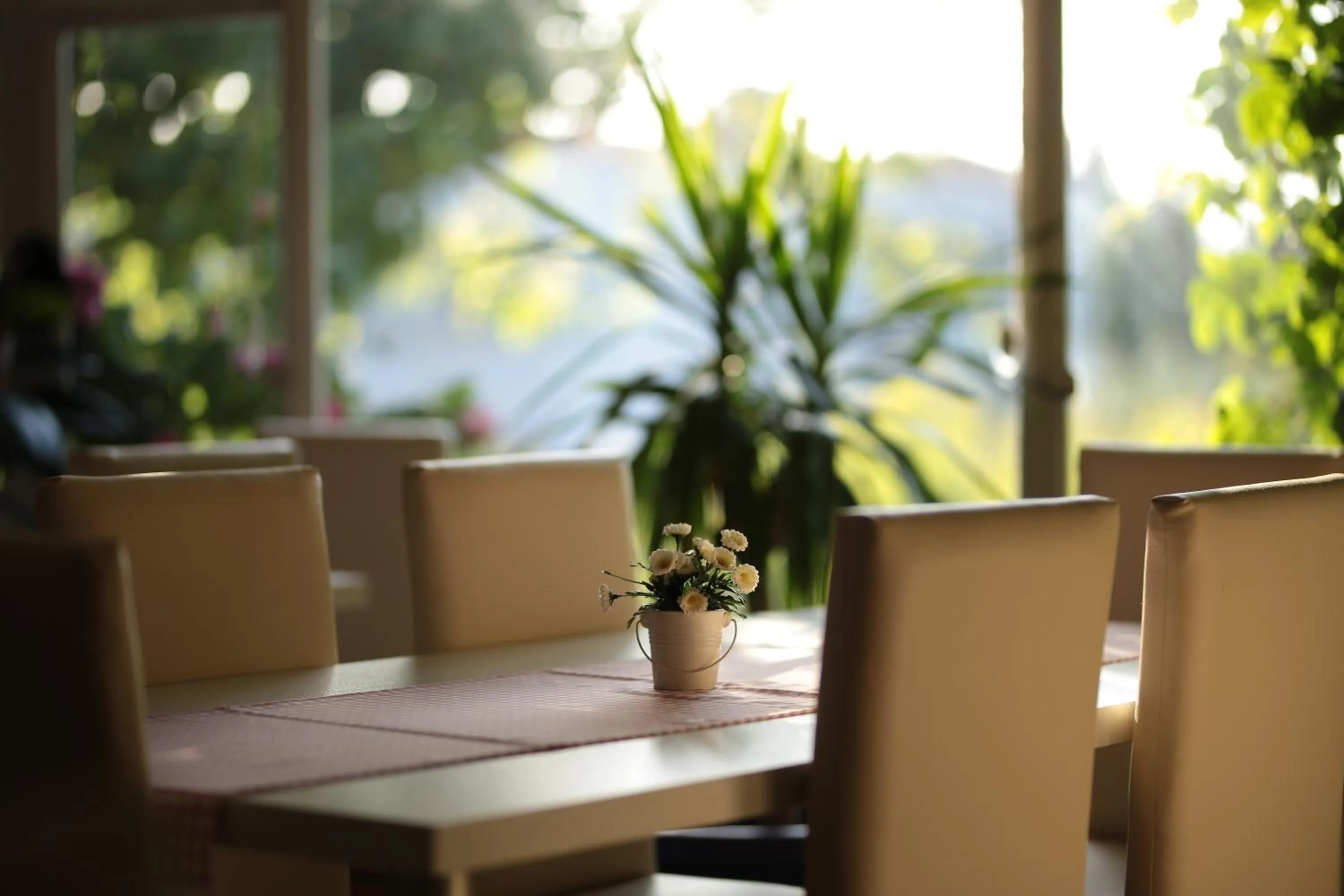 Seating area in Tunc Hotel