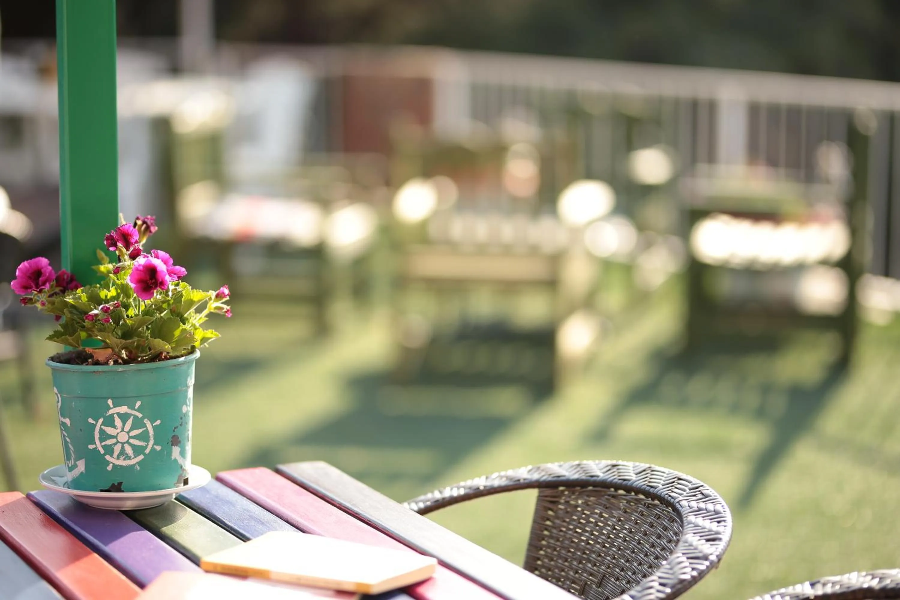 Garden in Tunc Hotel