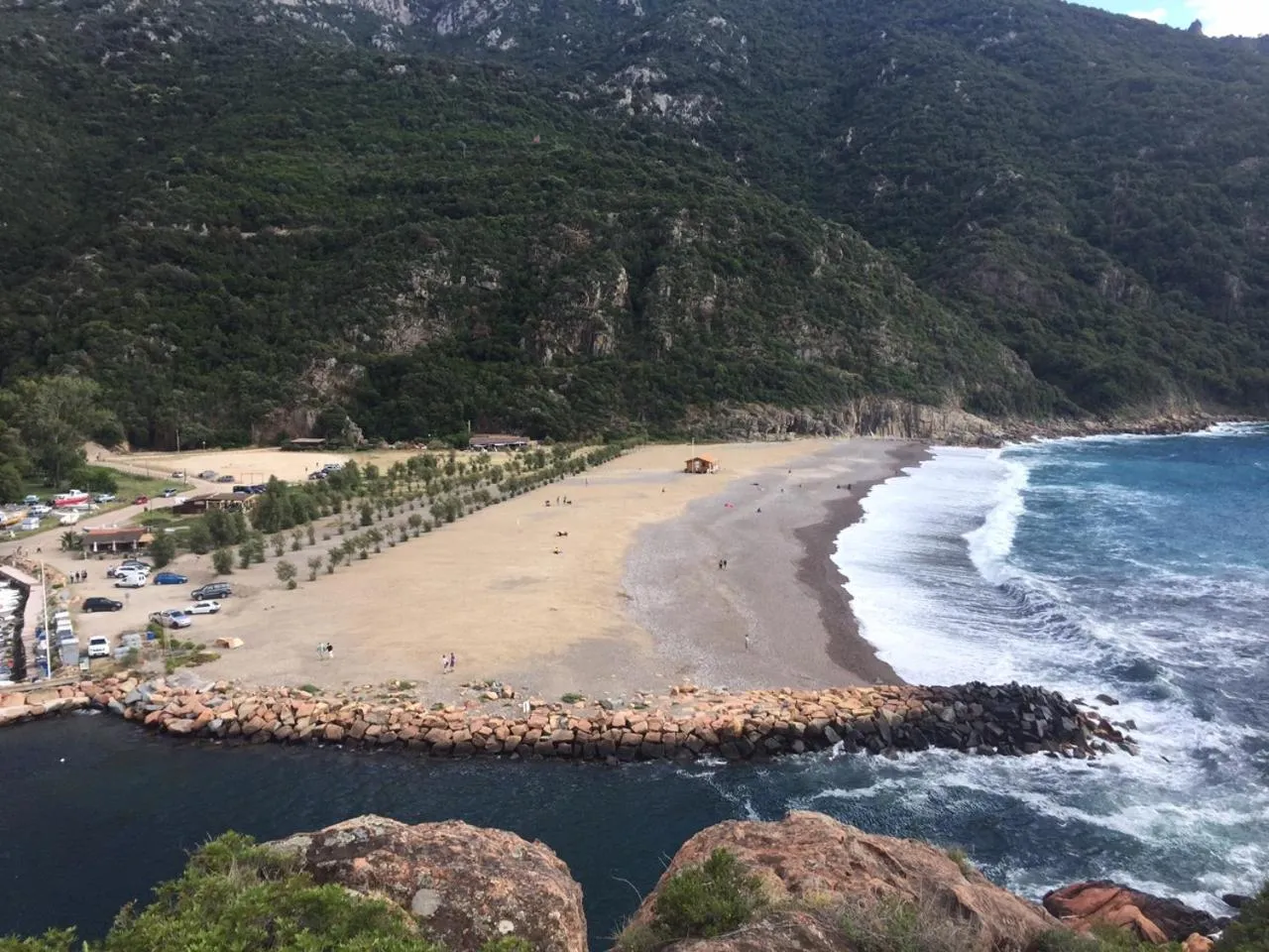 Beach in Les Flots Bleus