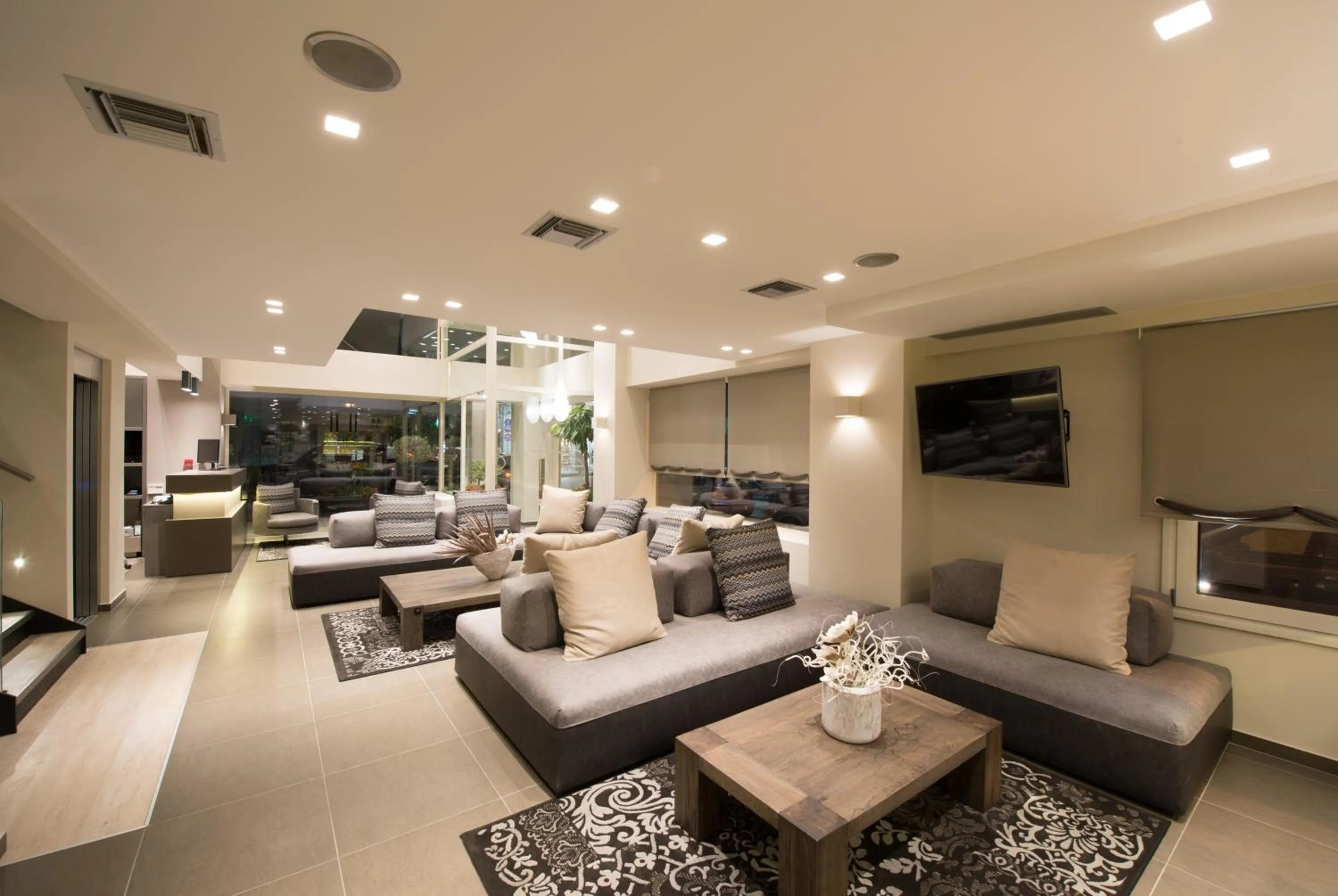 Seating area in Castello City