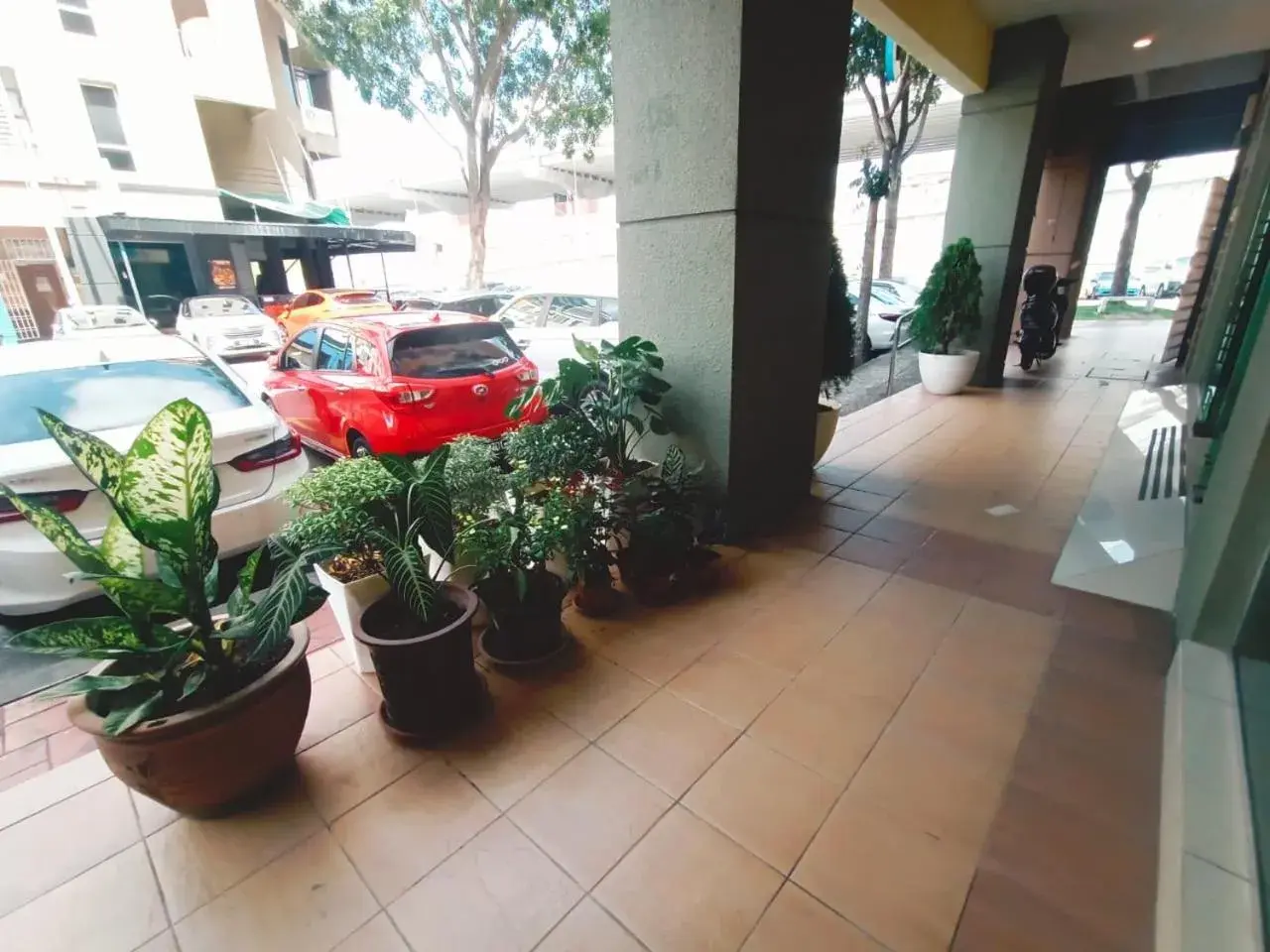 Property building in Hotel Miju Property building in Hotel Miju