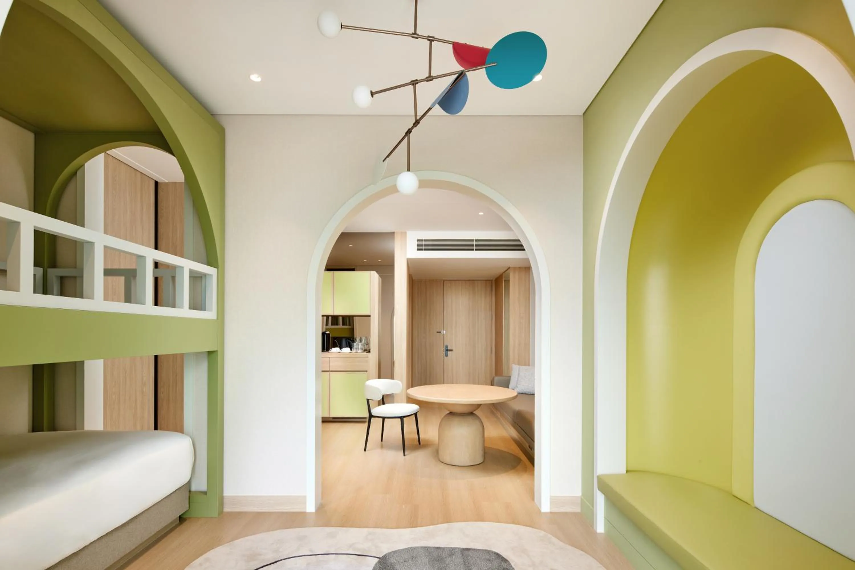 Bed in Shillamonogram Gangneung Hotel