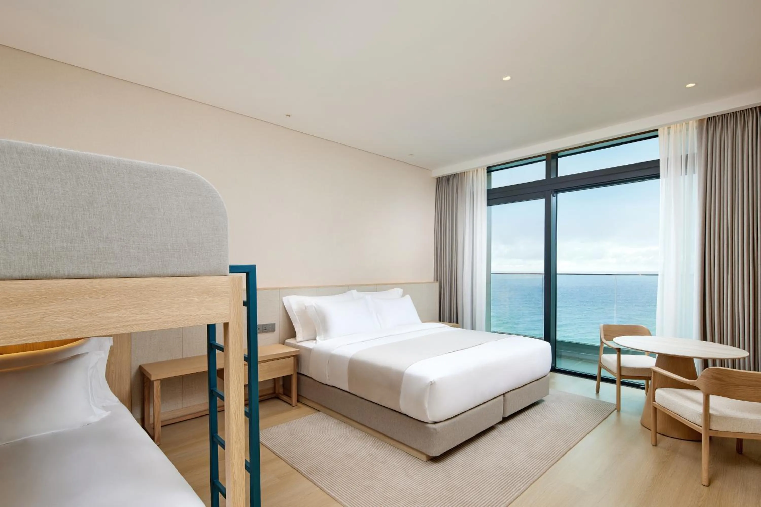 Bed in Shillamonogram Gangneung Hotel