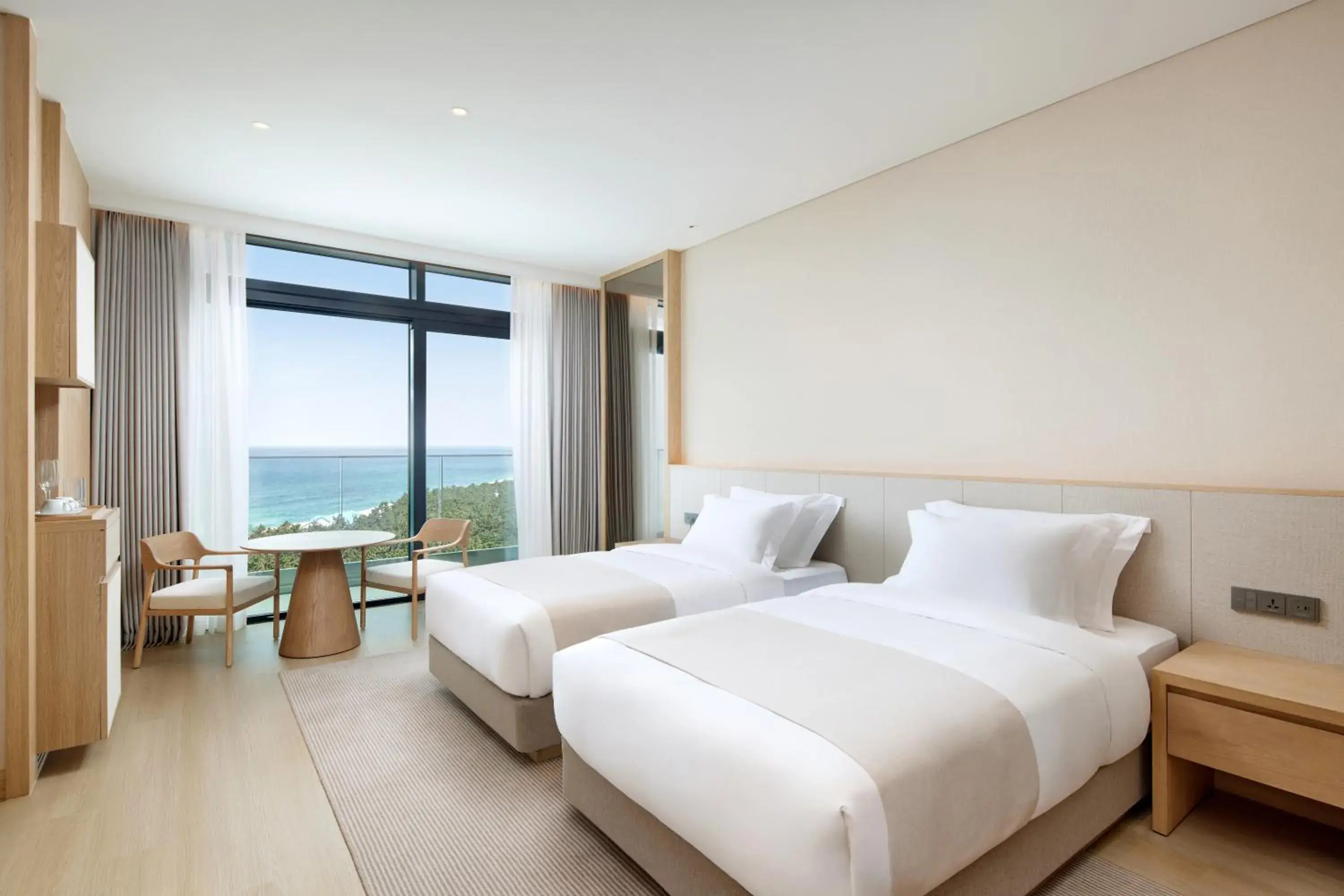 Deluxe Twin Garden Ocean View in Shillamonogram Gangneung Hotel Deluxe Twin Garden Ocean View in Shillamonogram Gangneung Hotel