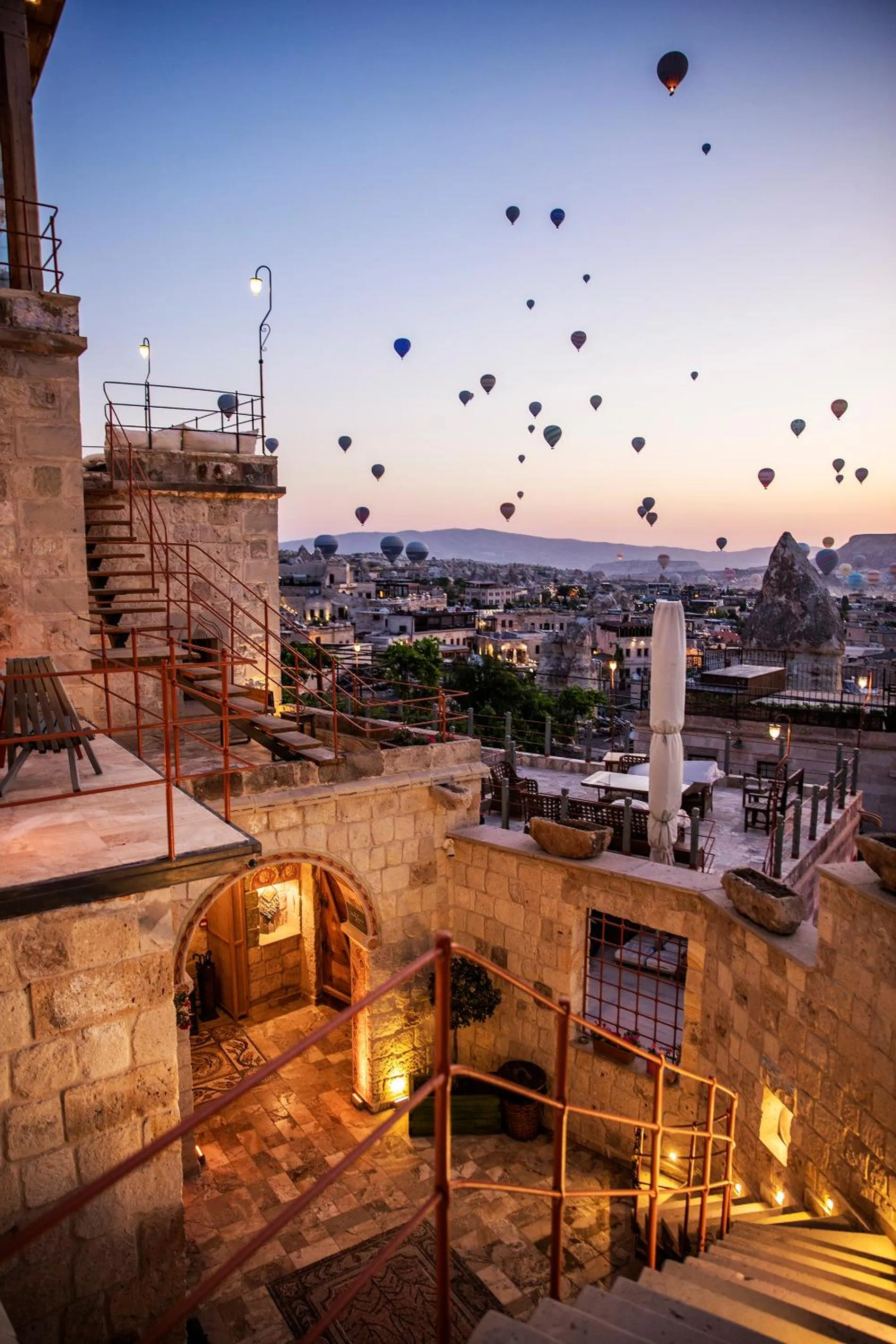 Property building in Charming Cave Hotel