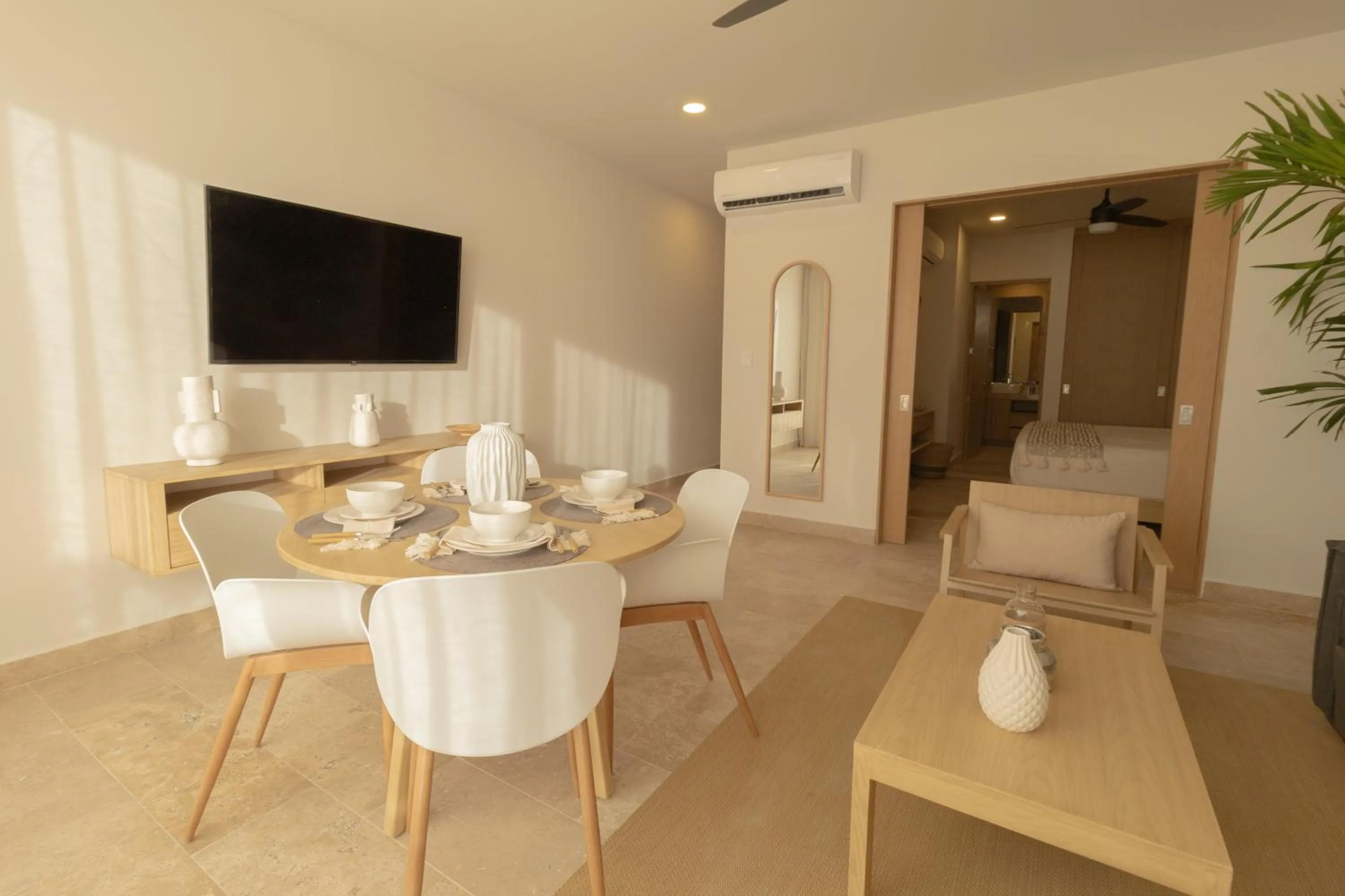 Seating area in abba Suites Playa del Carmen