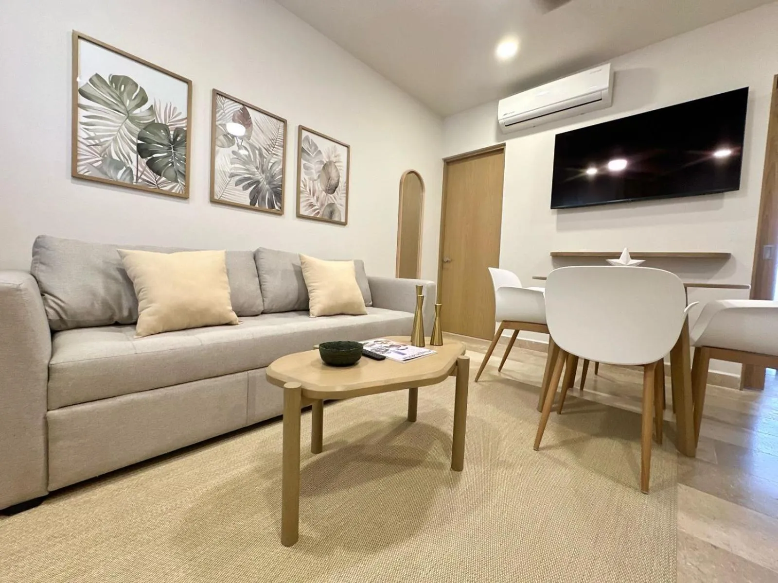 Living room in abba Suites Playa del Carmen