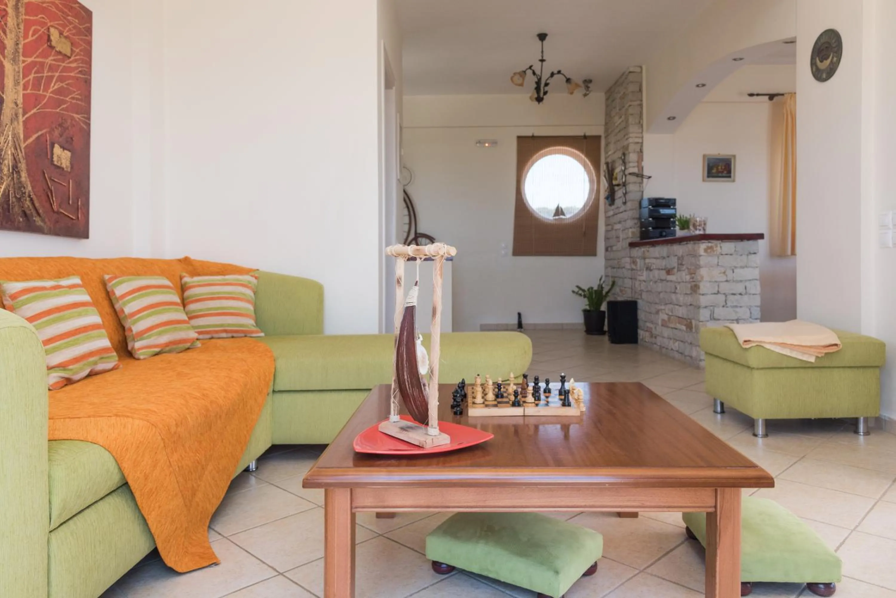 Living room in Villa Tapia