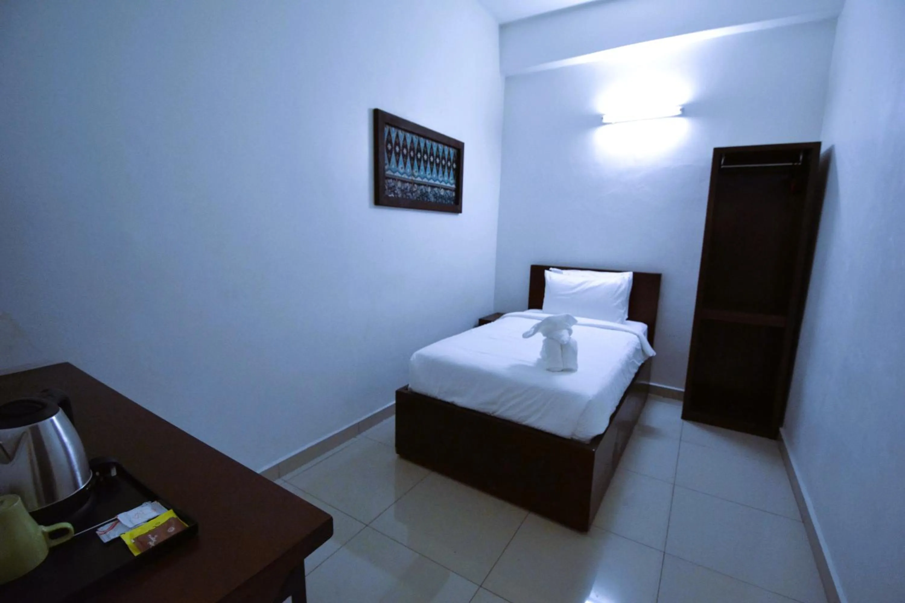Bed in AZYA Hotel