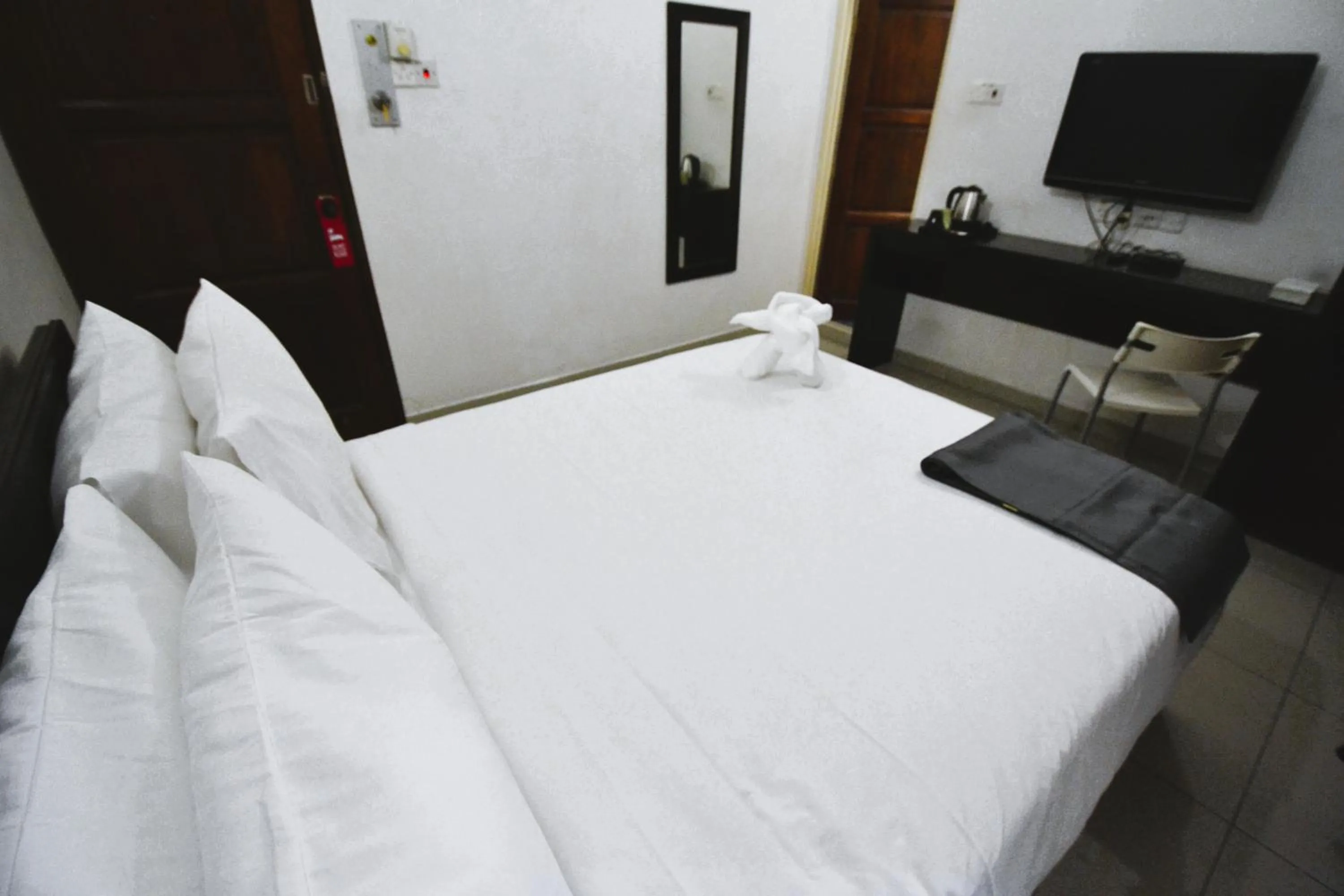 Bed in AZYA Hotel