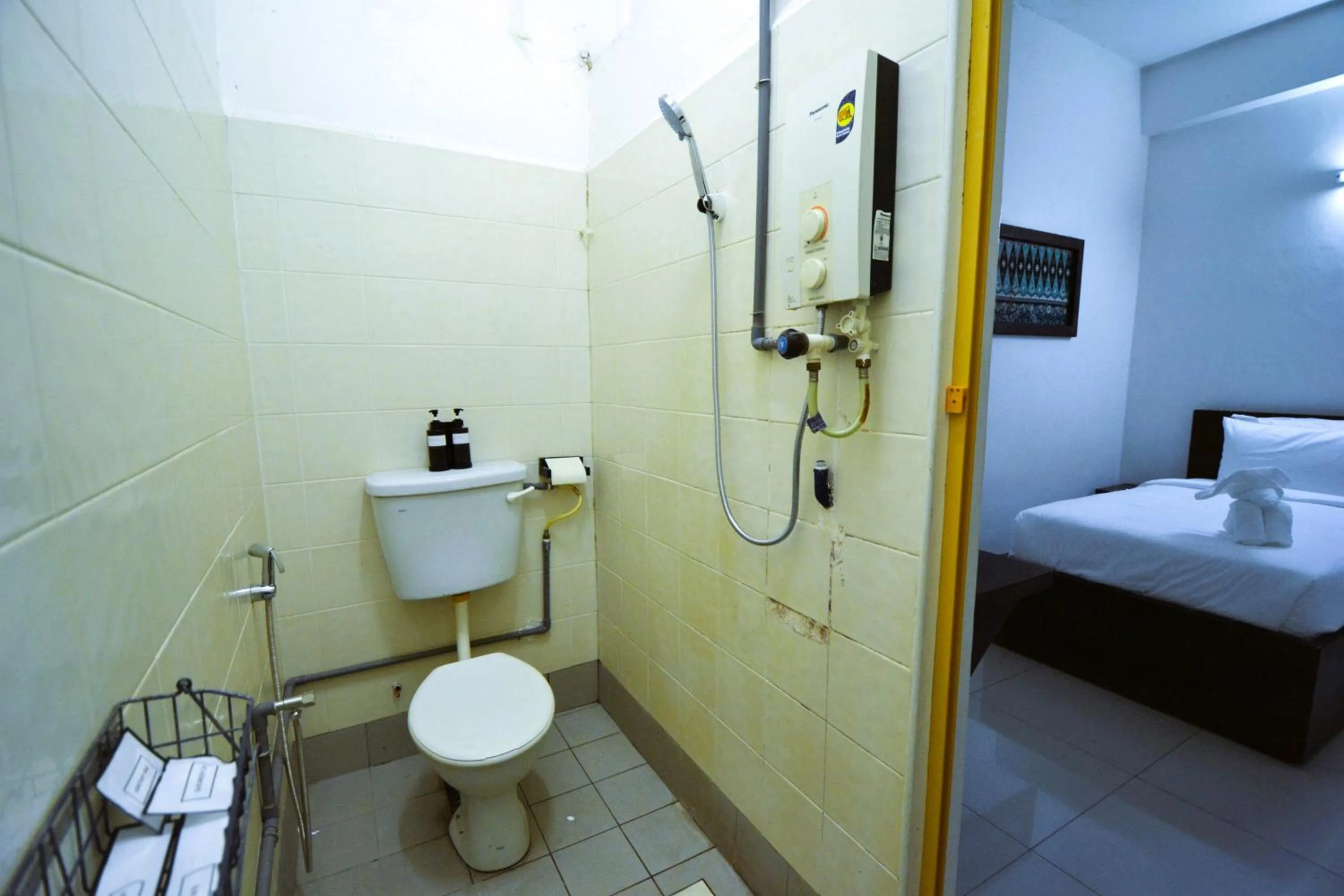 Toilet, Bed in AZYA Hotel