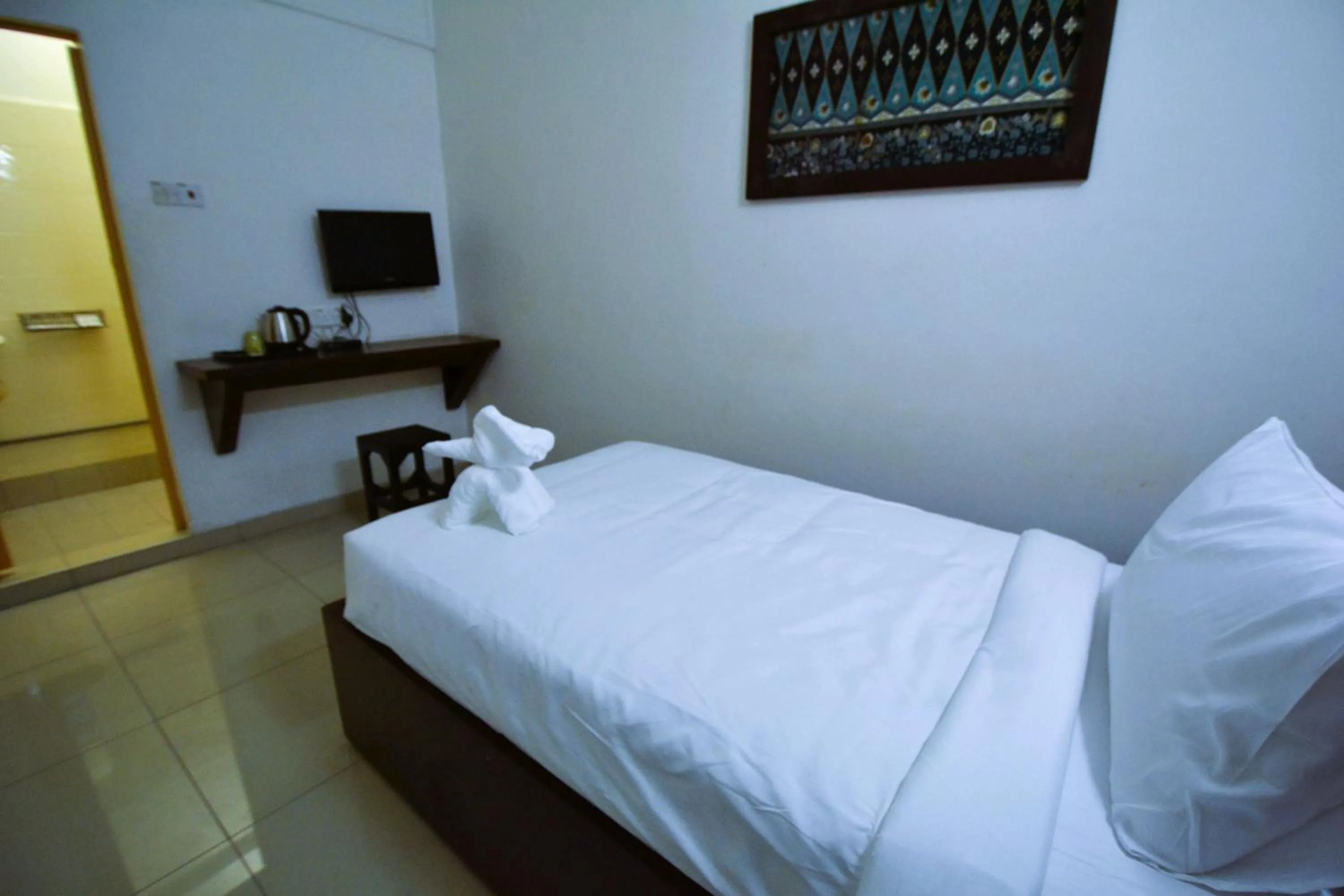 Bed in AZYA Hotel