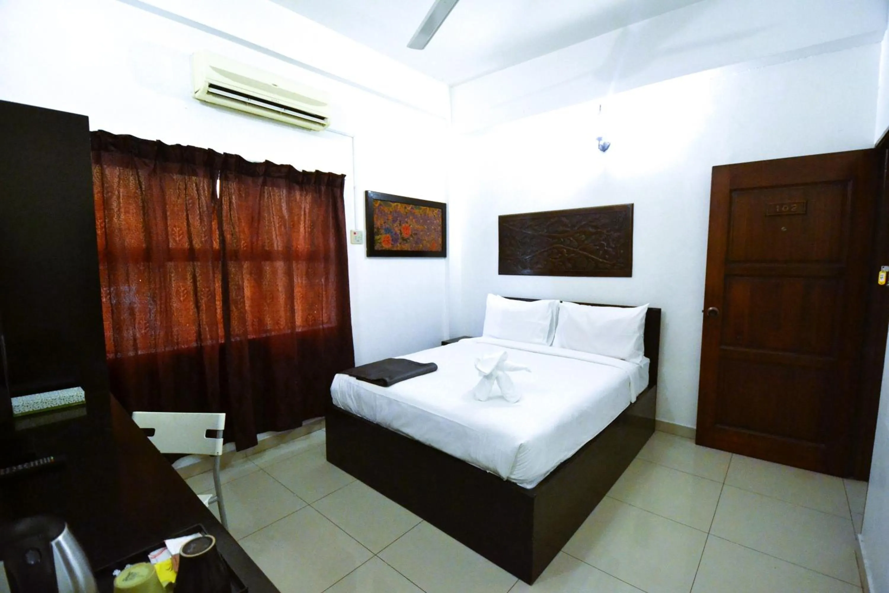 Bed in AZYA Hotel