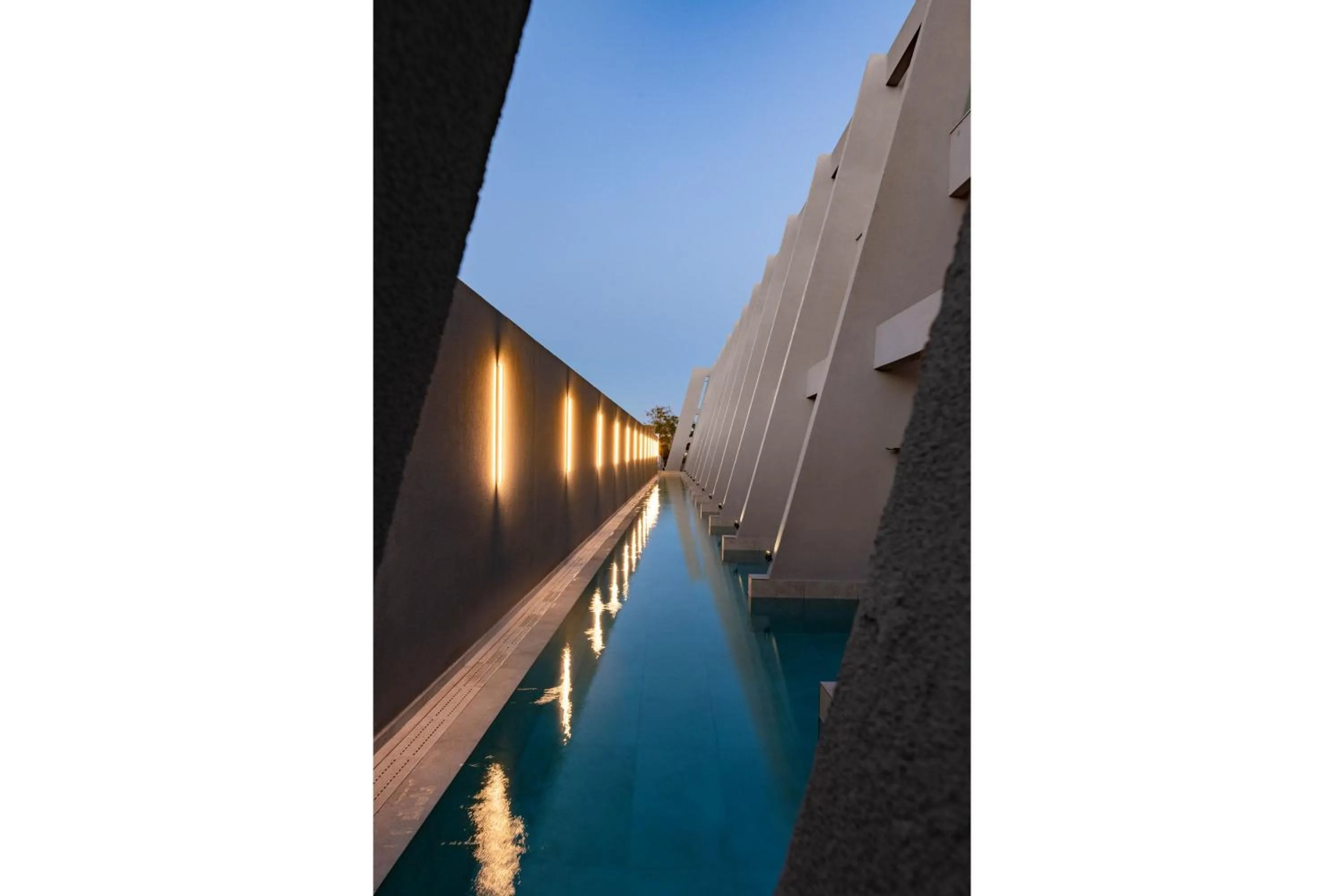 Pool view in Agkyra Hotel