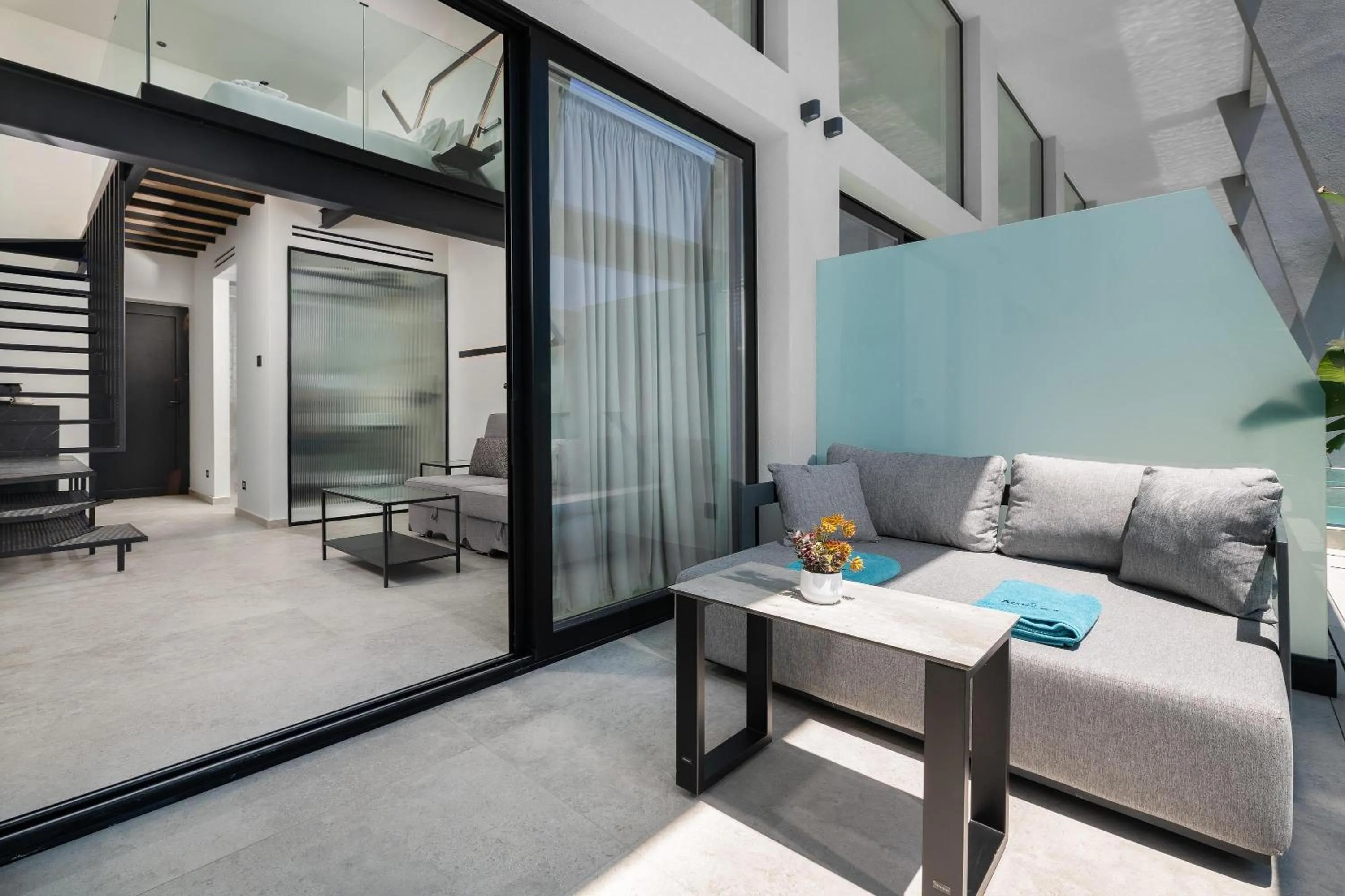 Seating area in Agkyra Hotel