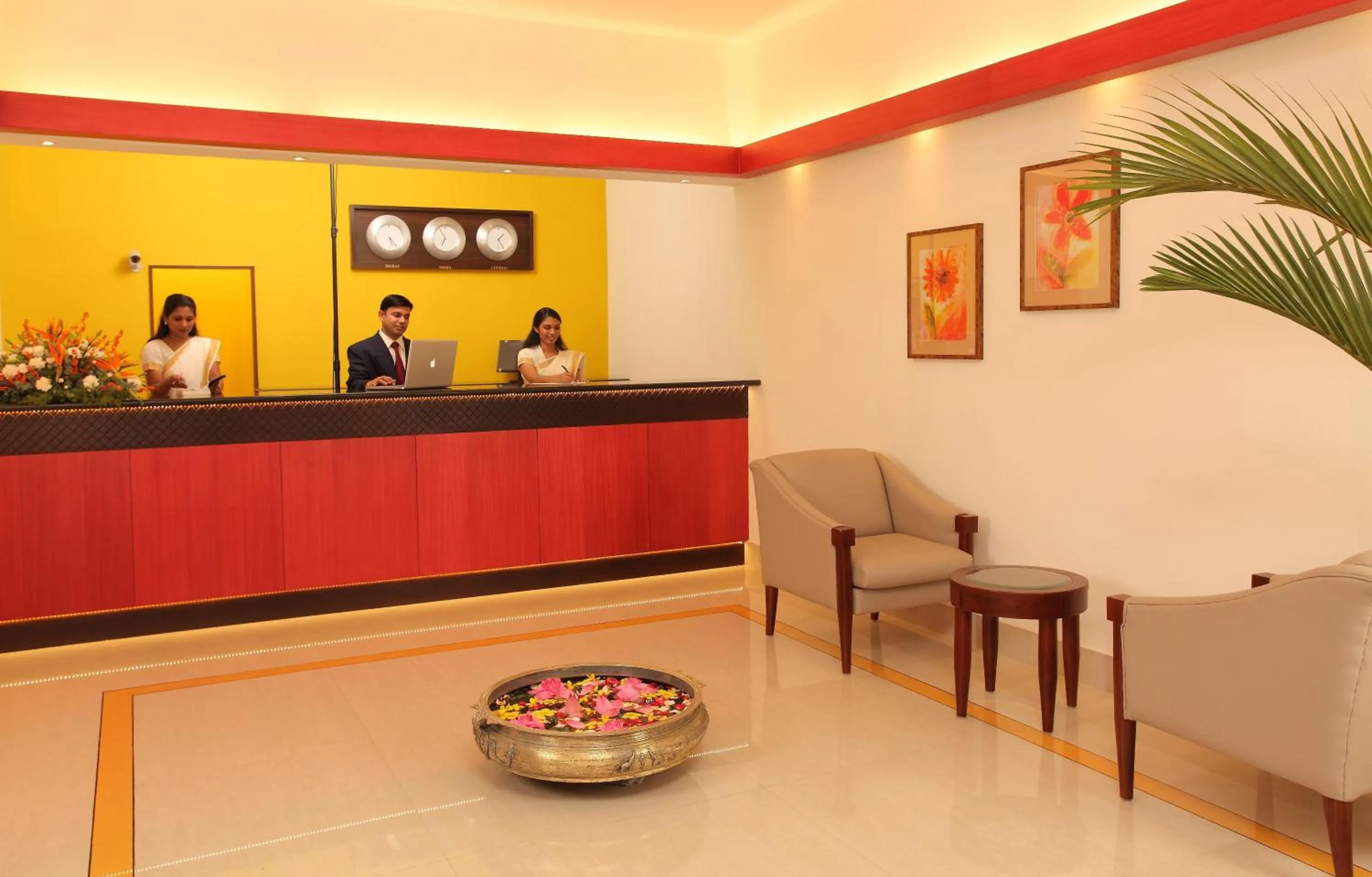 Lobby or reception in Hotel Luciya Palace