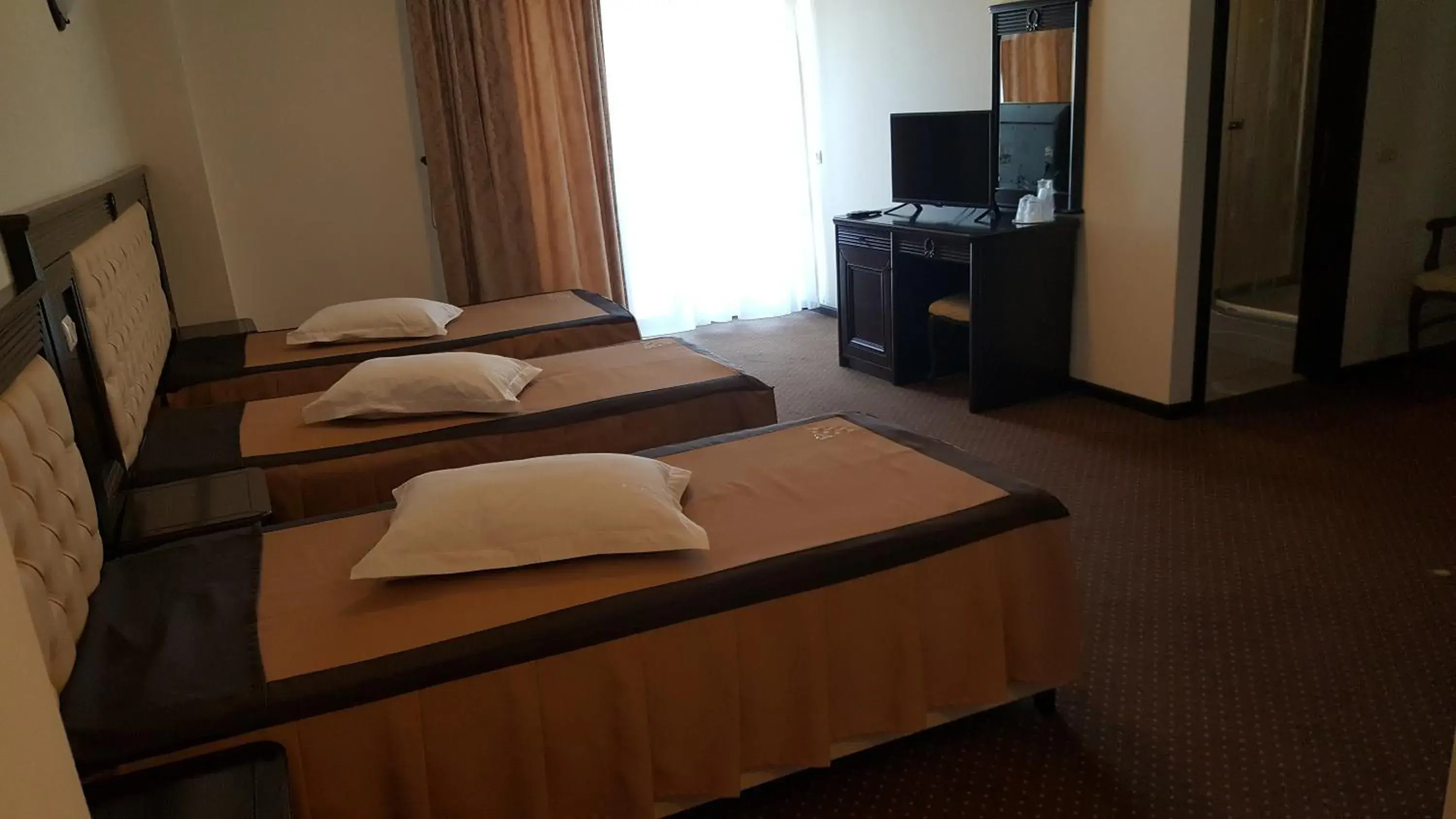 Triple Room with Balcony in Pensiunea Iriss Triple Room with Balcony in Pensiunea Iriss