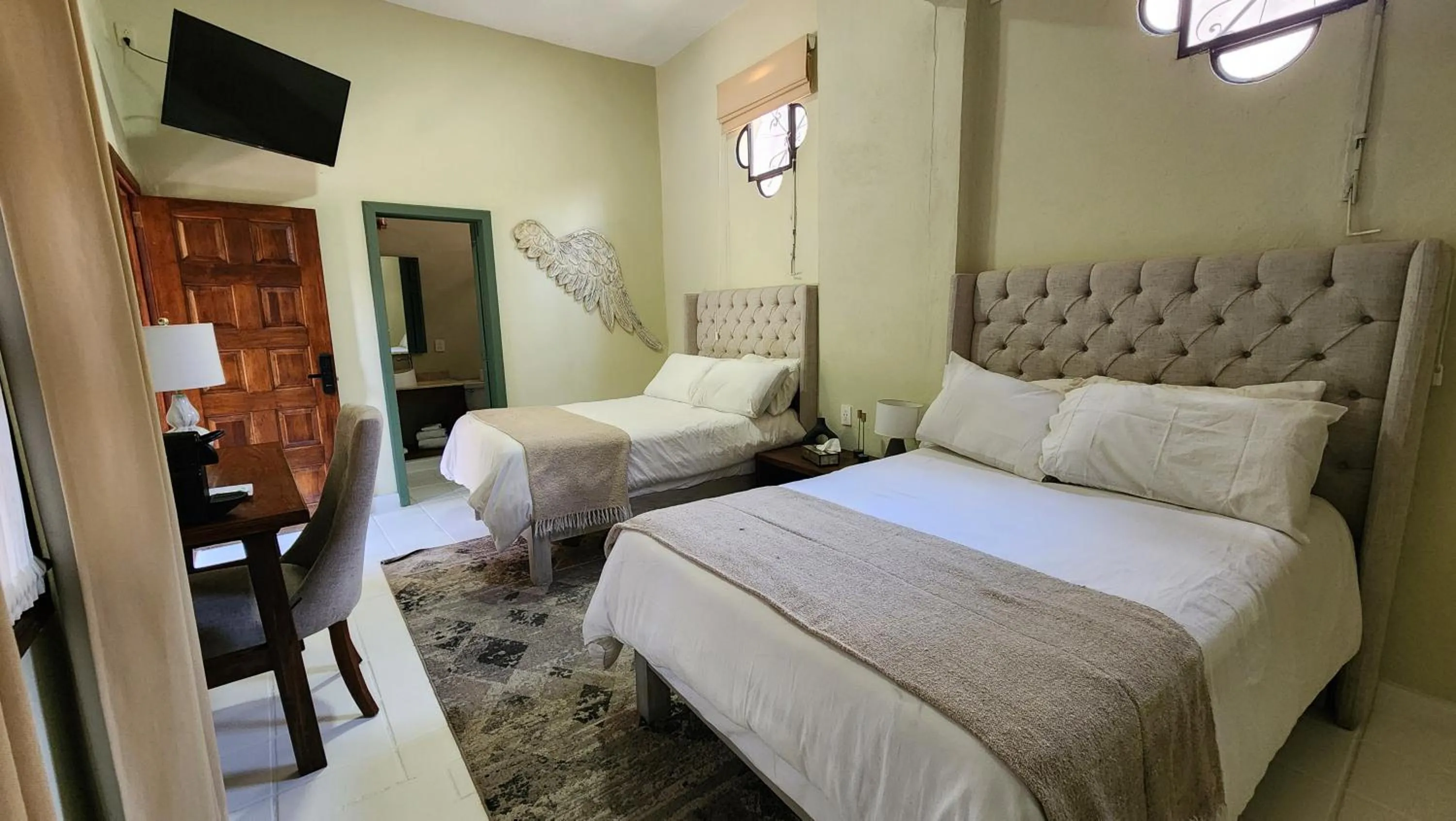 Bedroom, Bed in Mansion San Miguel