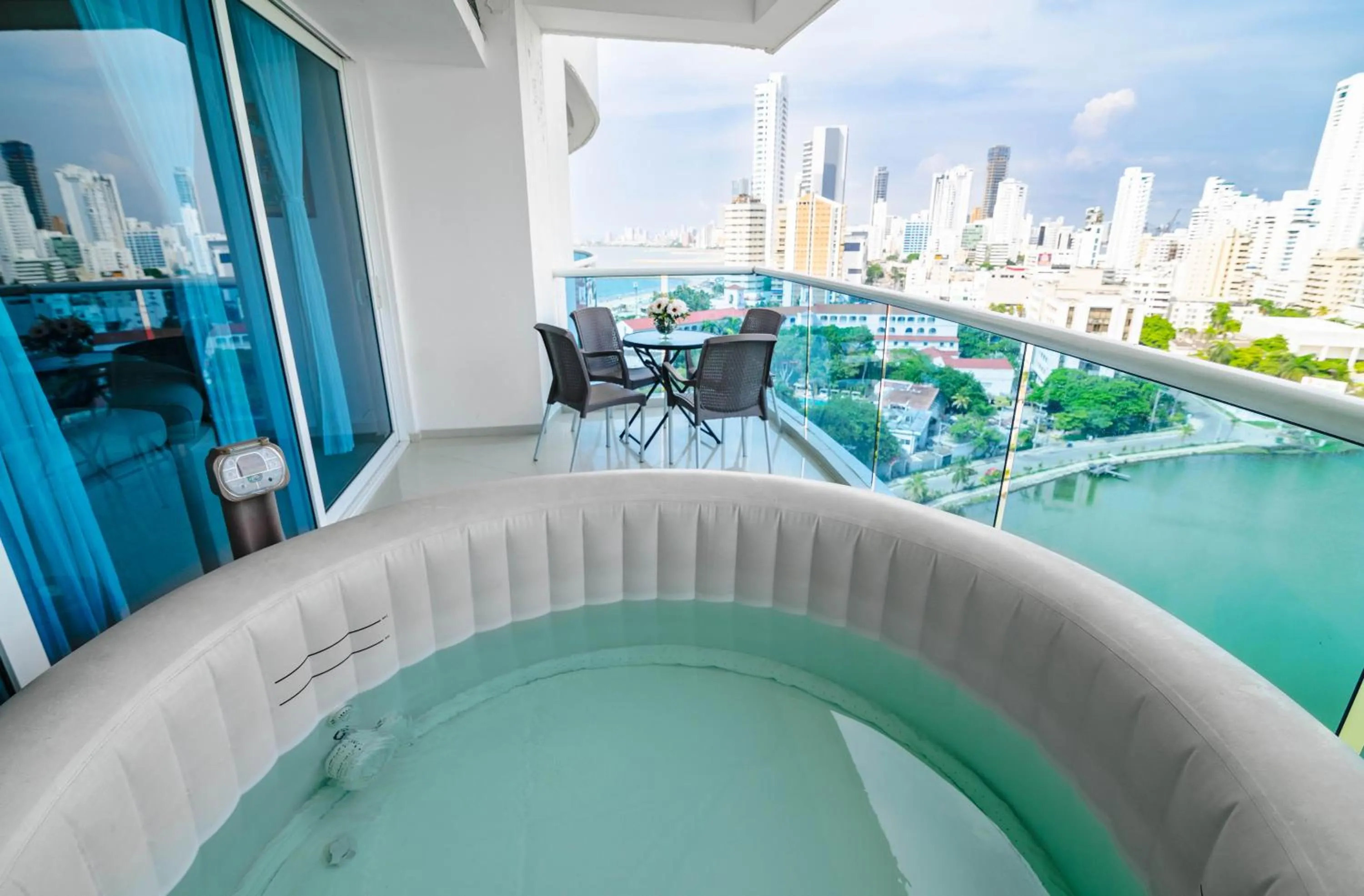 Balcony/Terrace in Apartamento Unik Cartagena Edificio Poseidón