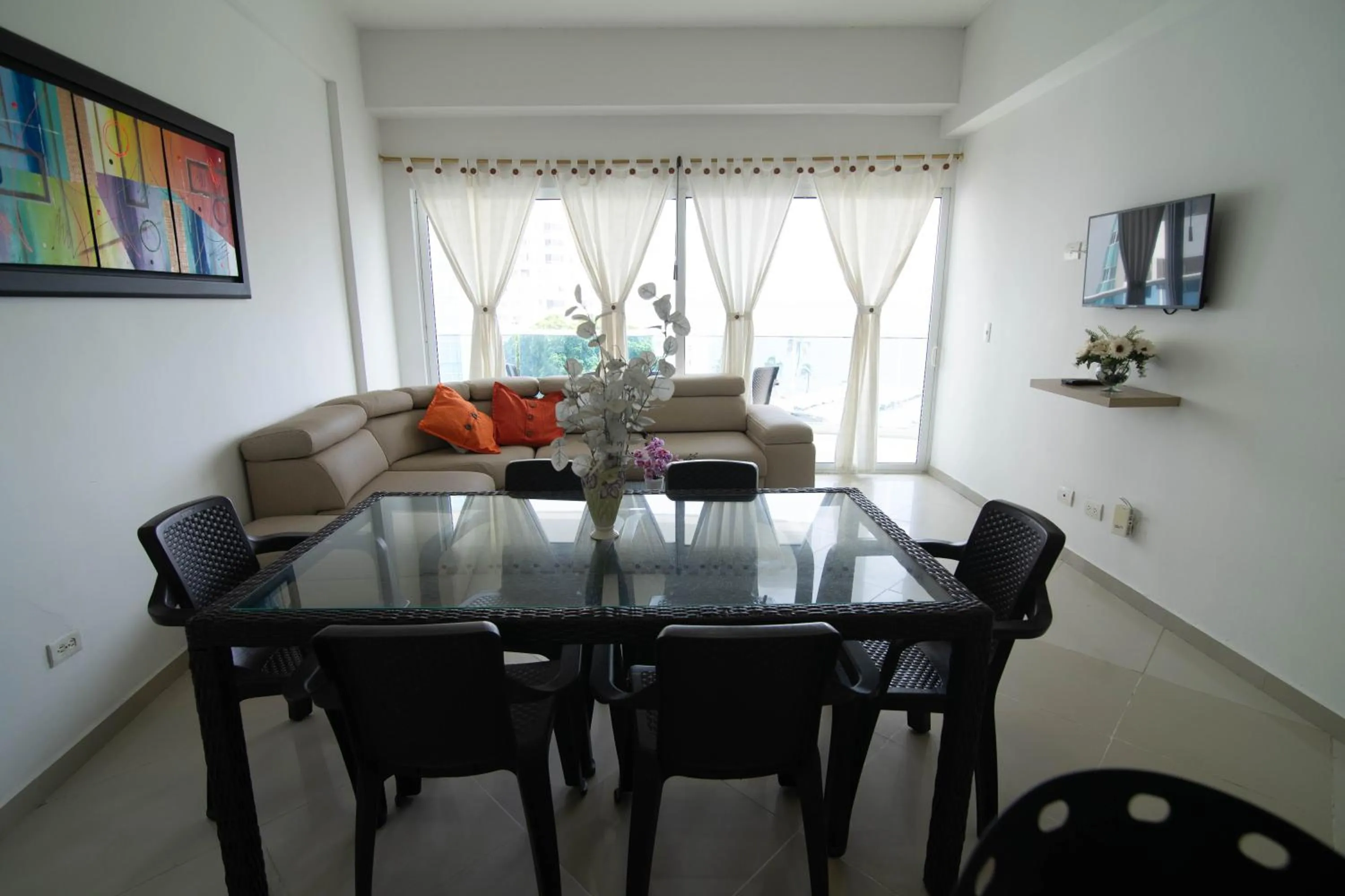 Living room in Apartamento Unik Cartagena Edificio Poseidón