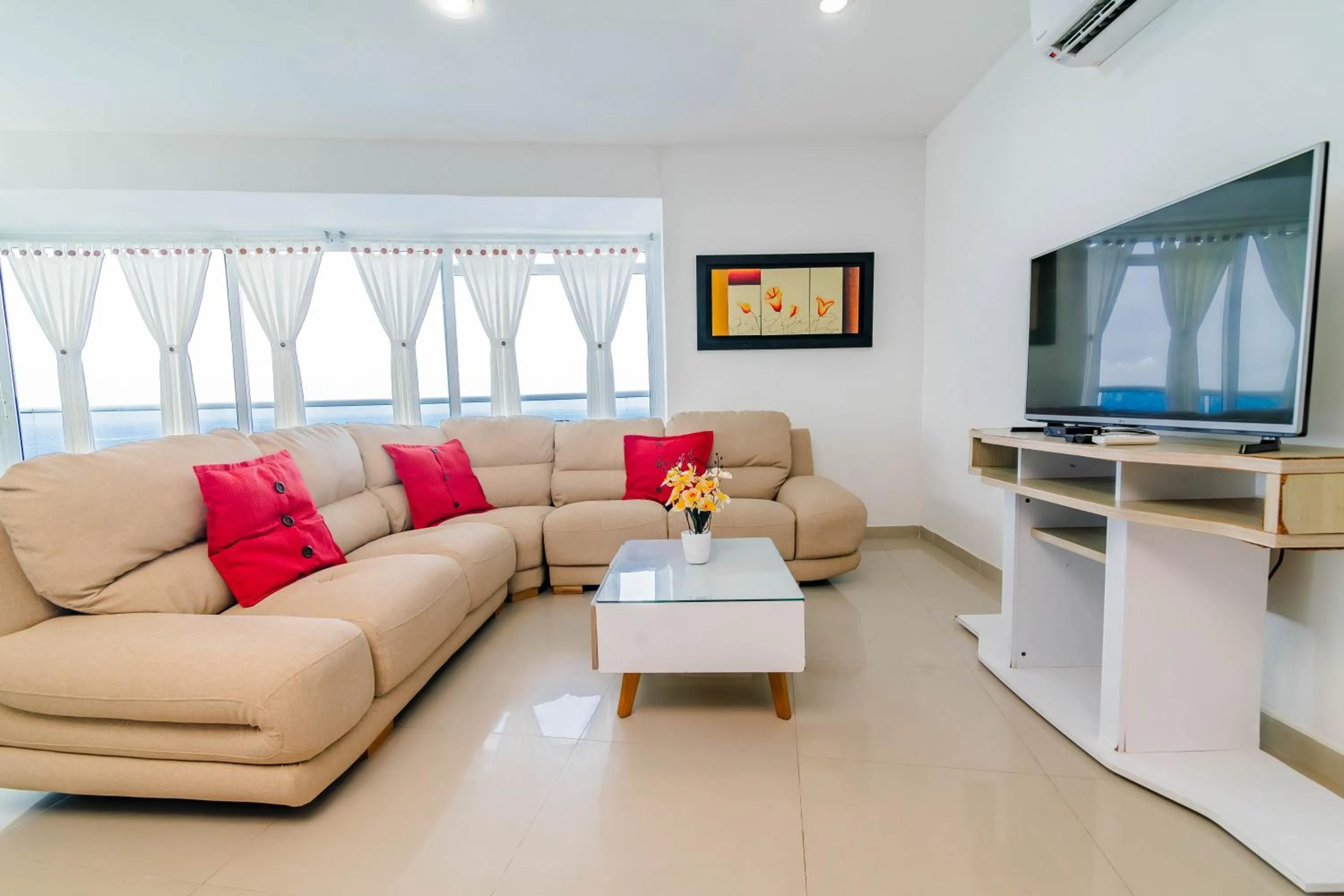 Living room in Apartamento Unik Cartagena Edificio Poseidón