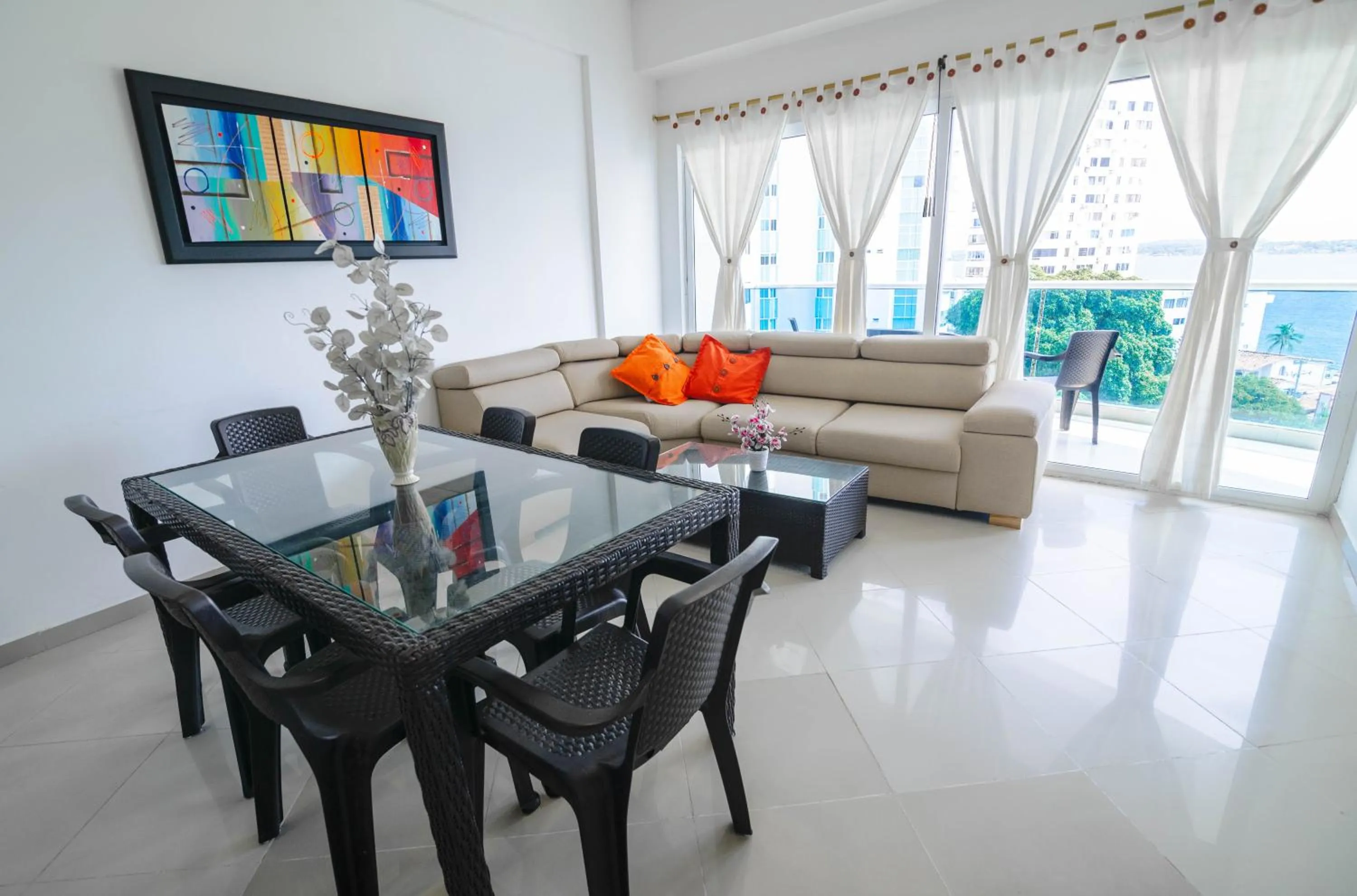 Living room in Apartamento Unik Cartagena Edificio Poseidón